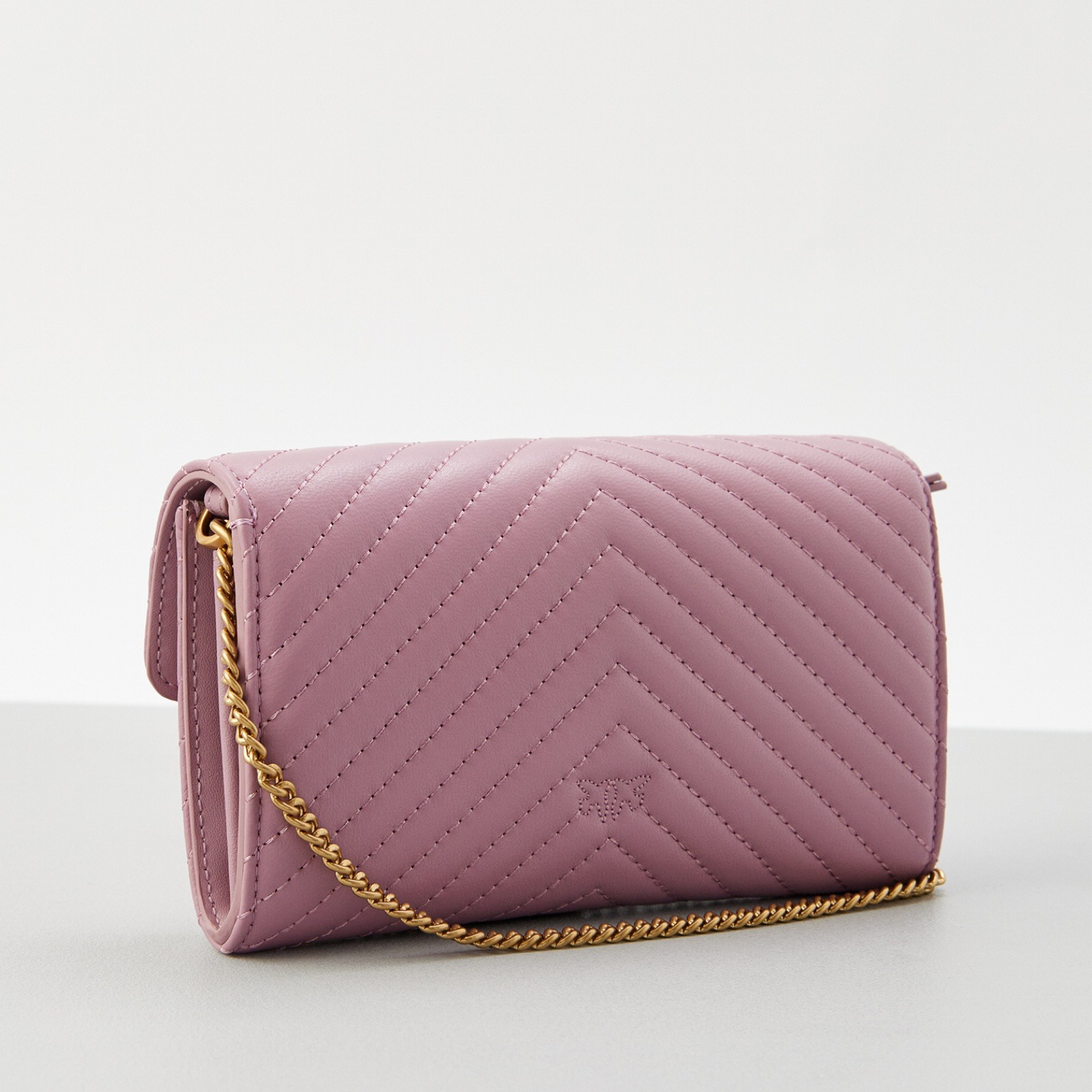 Дамска розова клъч чанта Pinko Women Clutch Bag 100062 A0GKN 46Q Back View
