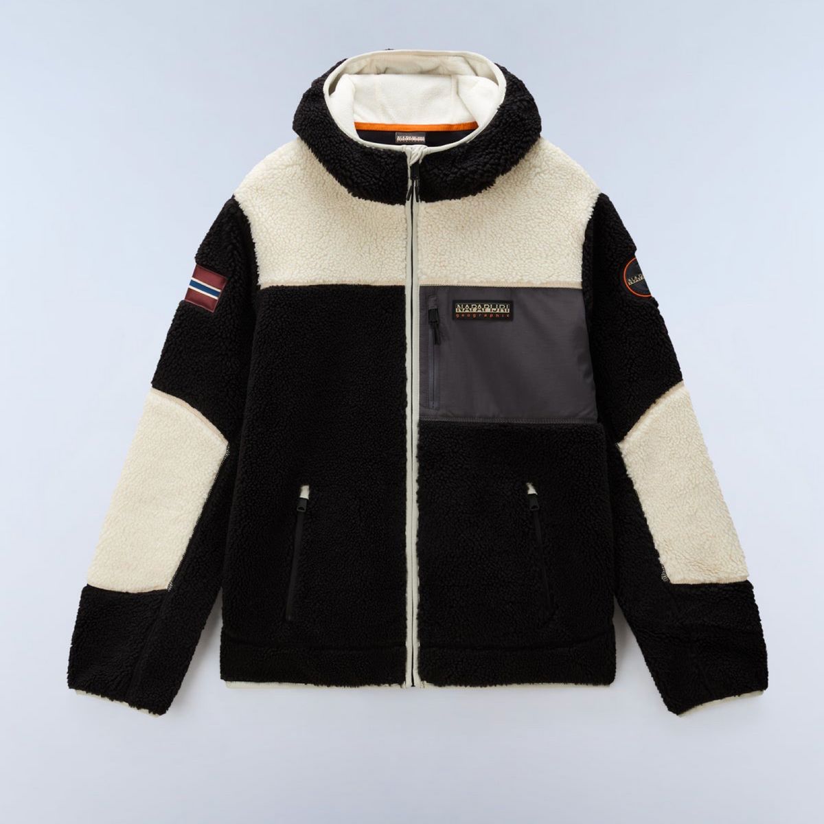 Мъжко худи Napapijri Yupik Men Fleece Hoodie NP0A8AZX MCB Front View