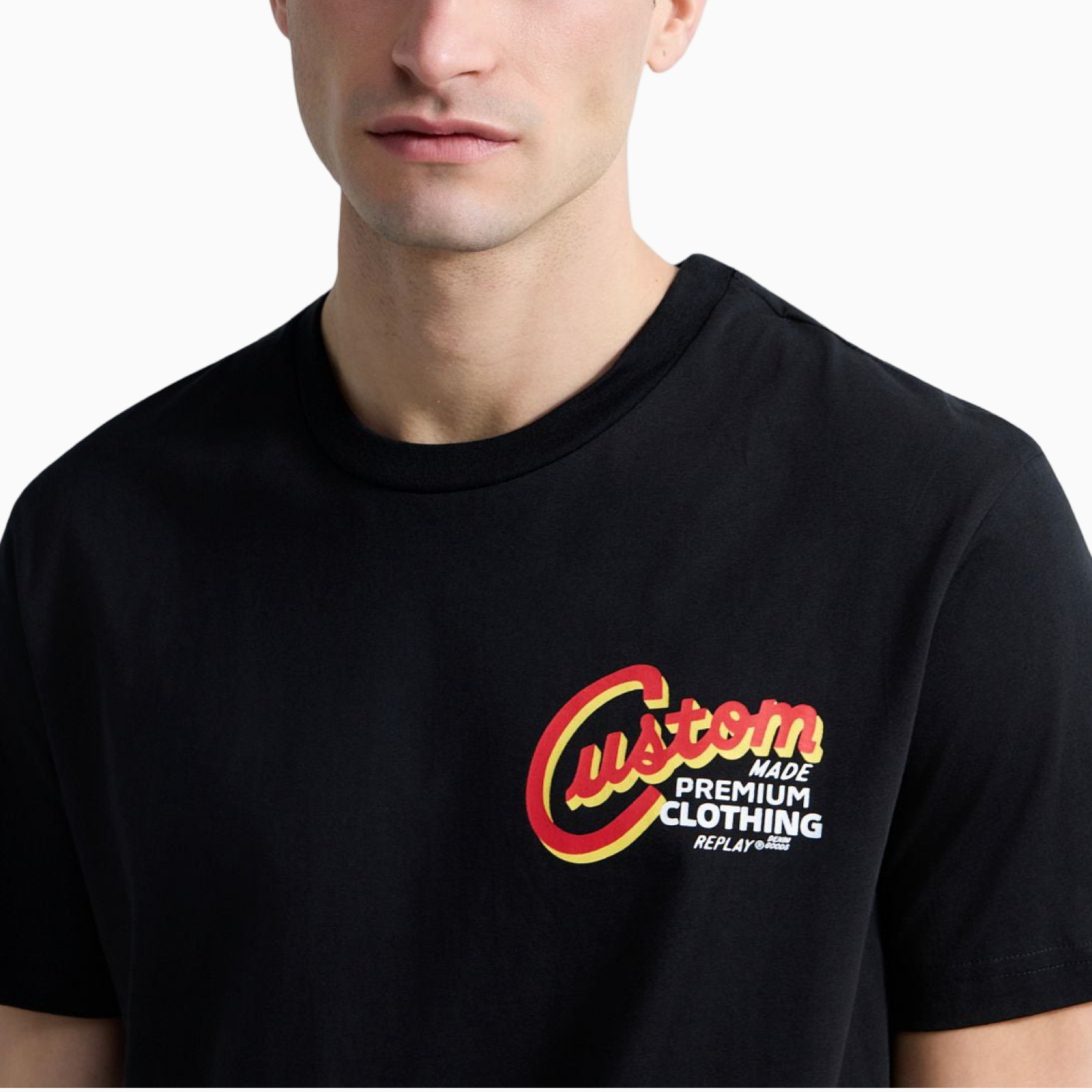 Мъжка тениска Replay Men T-shirt M3352 .000.2660-098 Close-Up