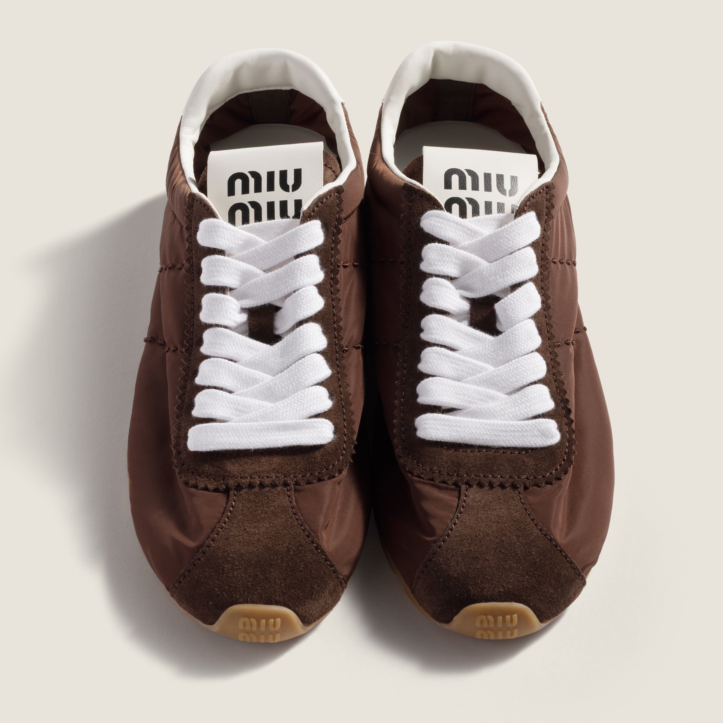 Miu Miu Plume Sneakers 5E114EFD005D7CF0038 Top View