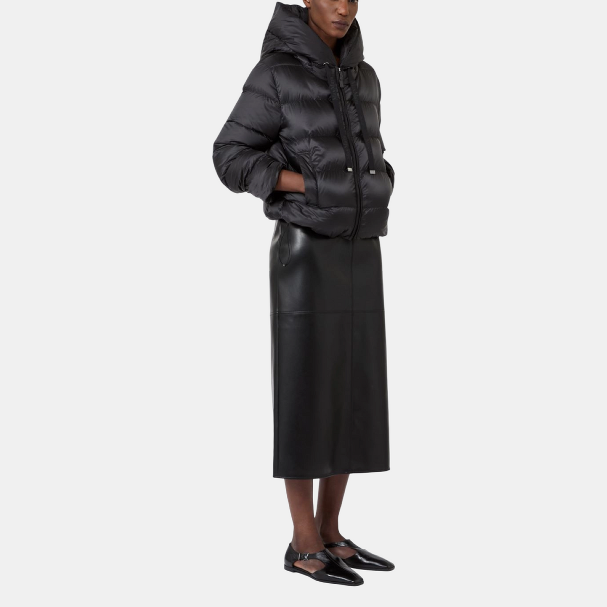 Max Mara Tha Cube Down Jacket 9486026506009 - MTCOCEANO Side View
