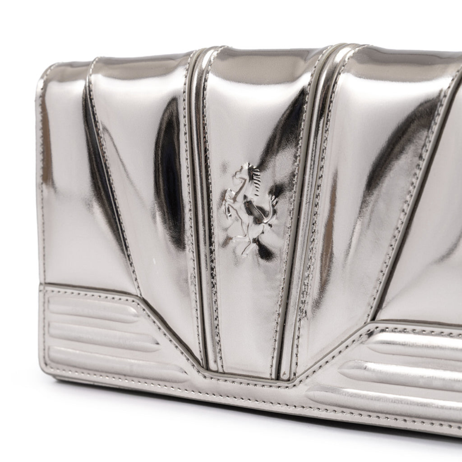 Ferrari GT Patent Leather Bag Close-Up