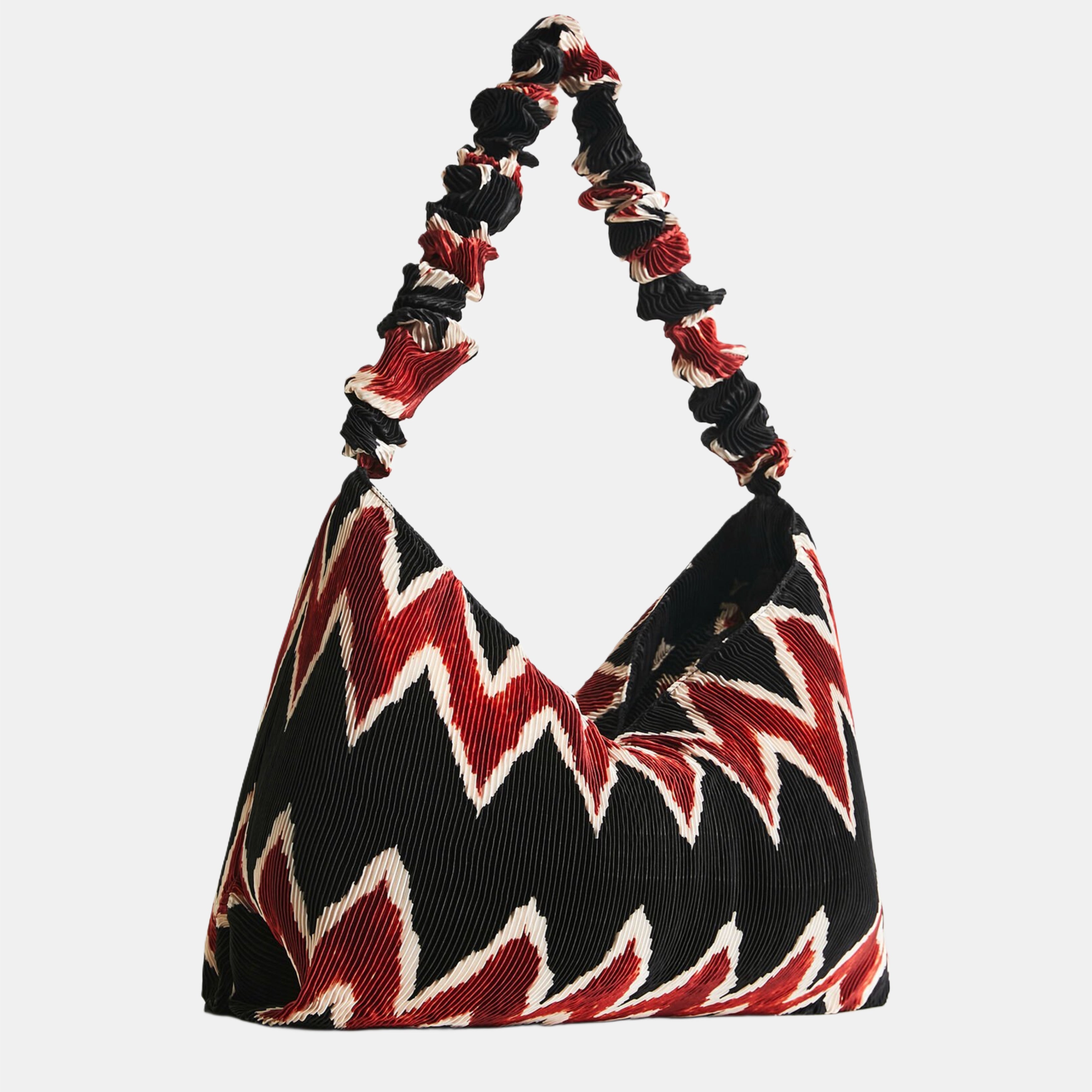 Дамска чанта Women’s geometric pleated shoulder bag Desigual 22SAXA87 2000U