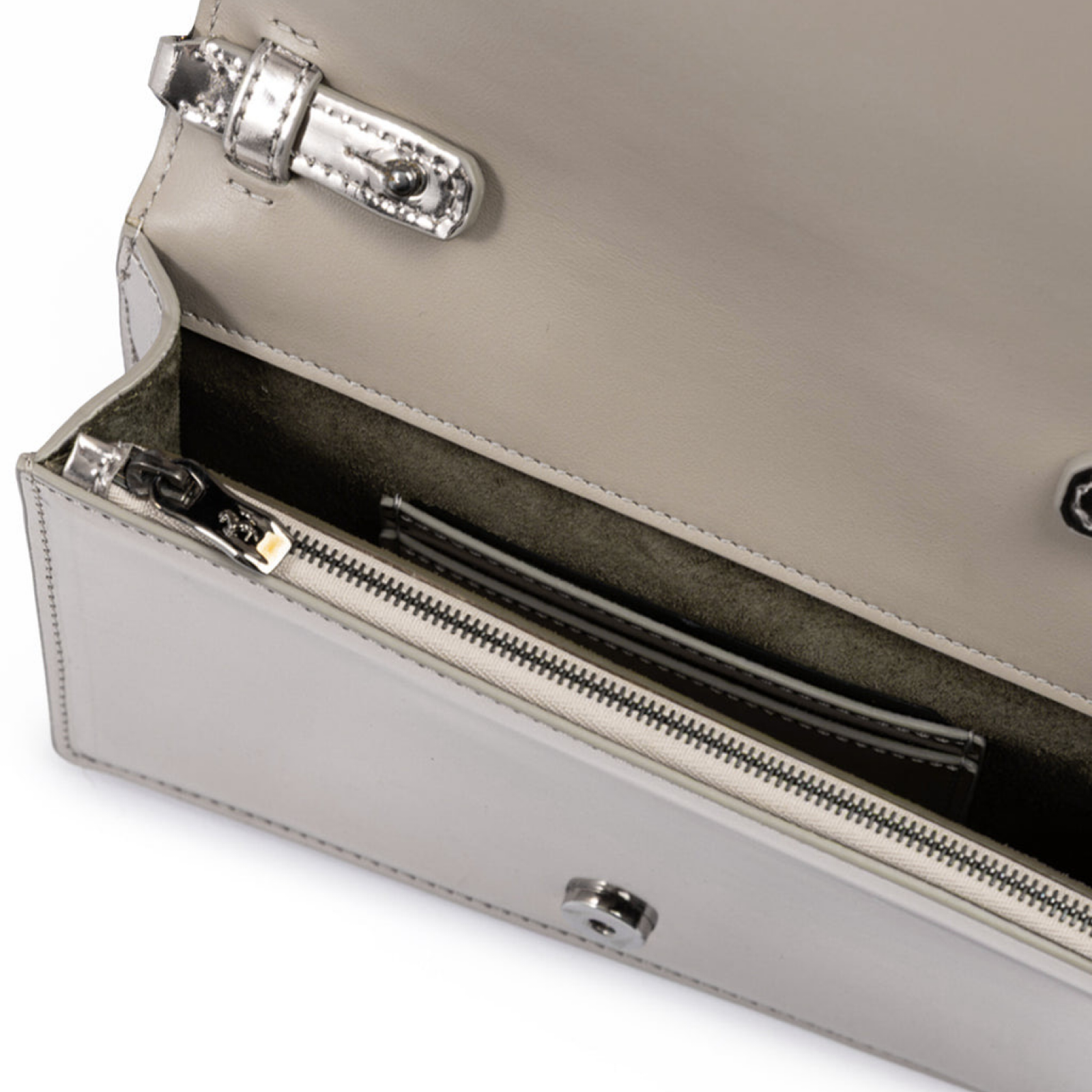 Ferrari GT Patent Leather Bag Inside View