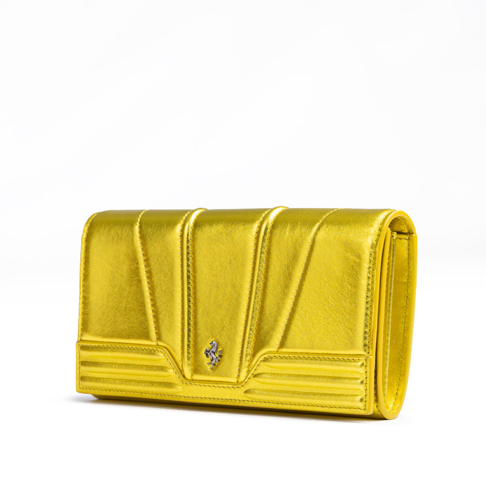 Ferrari GT Continental Patent Leather Wallet Side View