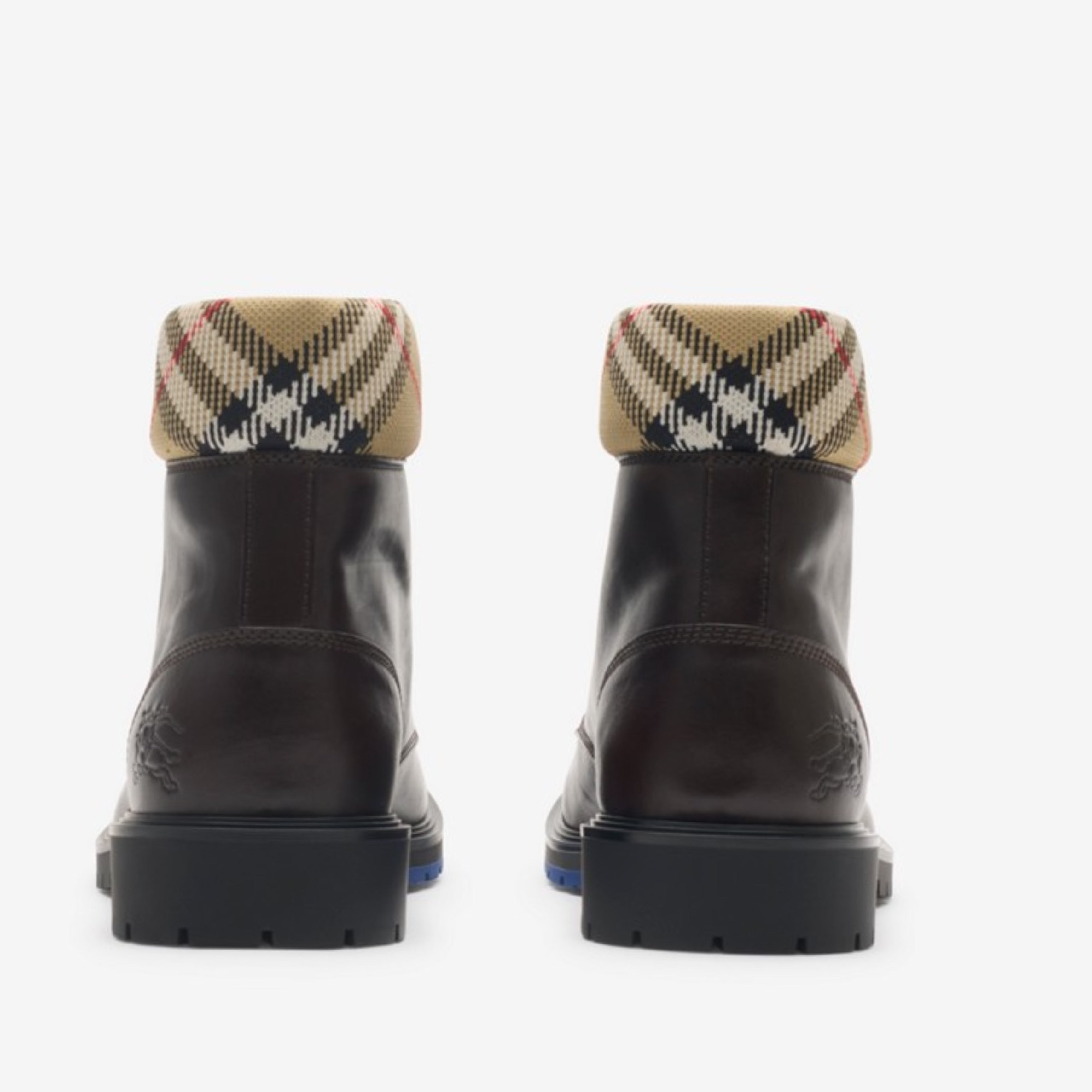 Мъжки боти Men’s ankle boots Burberry Rogue 81155981 Dark Brown heel view