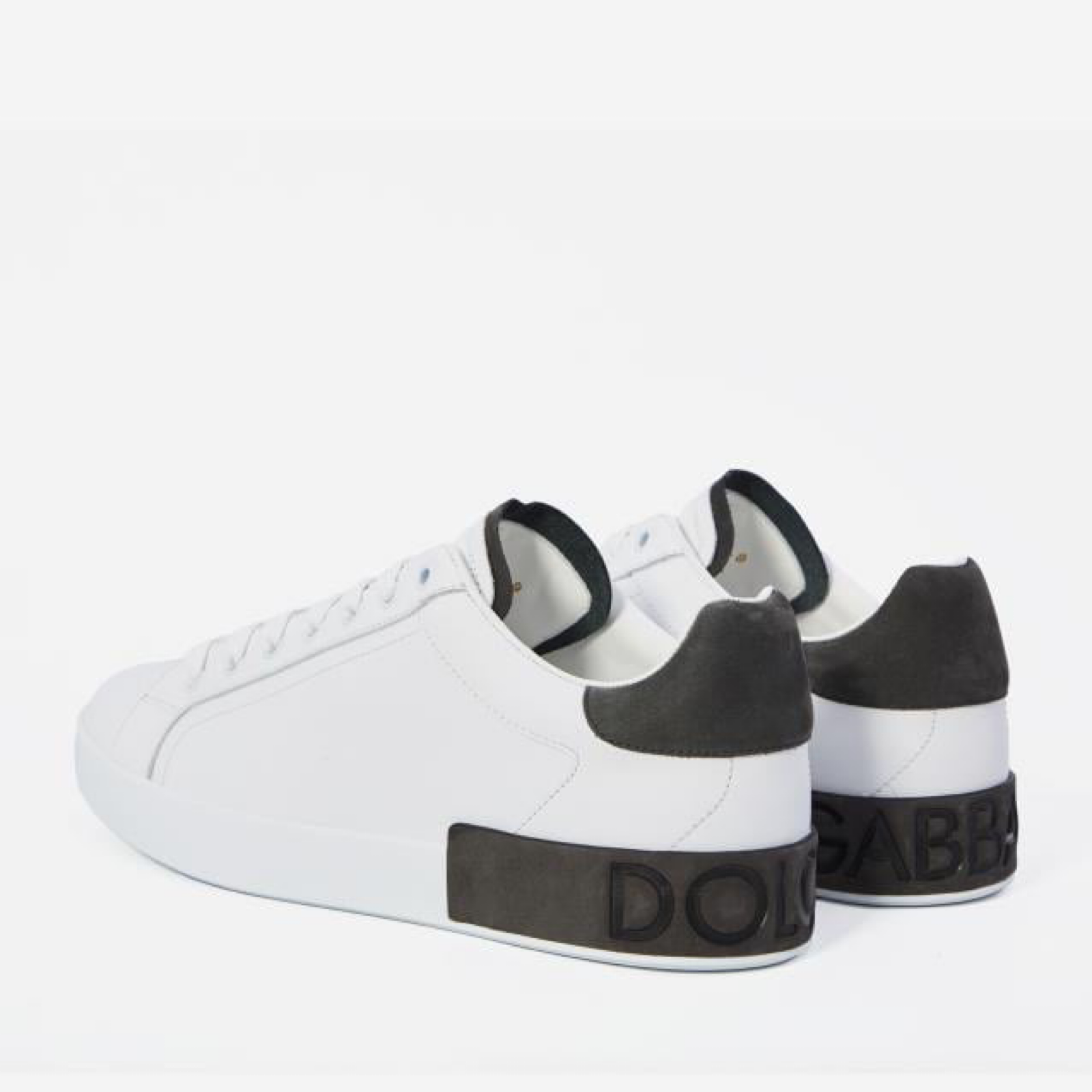 Dolce & Gabbana Portofino Men Sneakers CS2278AF218_89697 Heel View