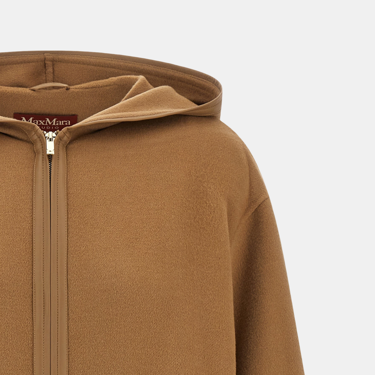 Max Mara Beige Virgin Wool Coat