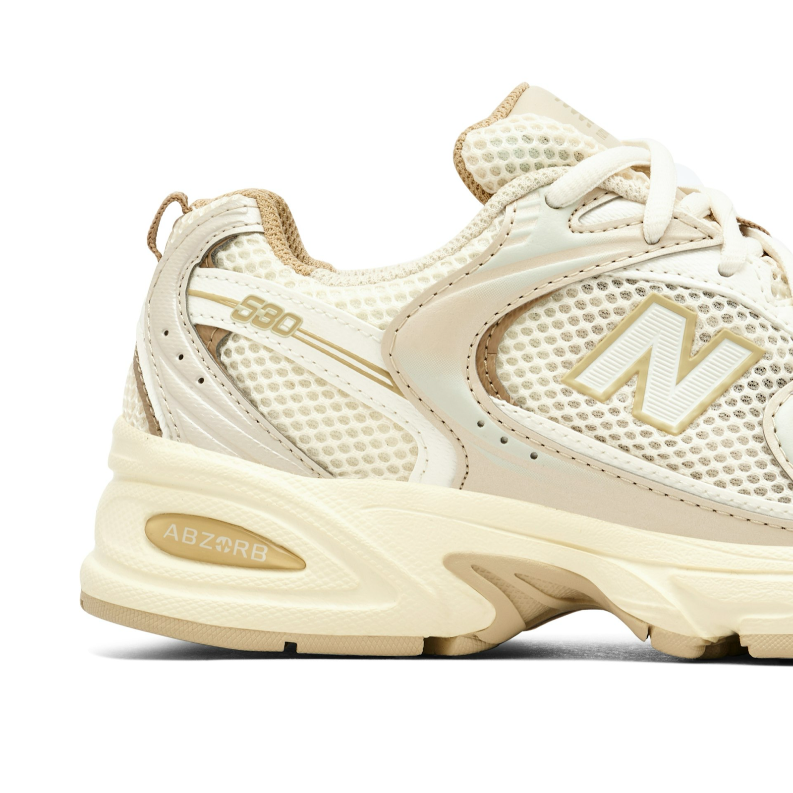 Мъжки бежови маратонки New Balance 530 Men Sneakers MR530AA Heel View