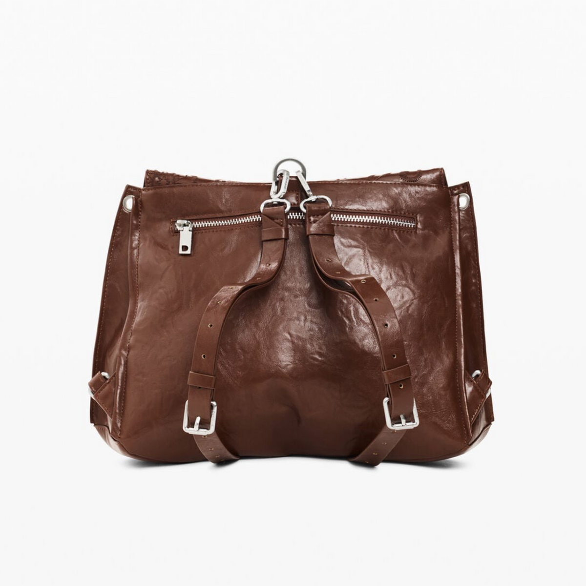 Дамска кафява раница Desigual Women Rucksack 26WAKP29 6011 Back View