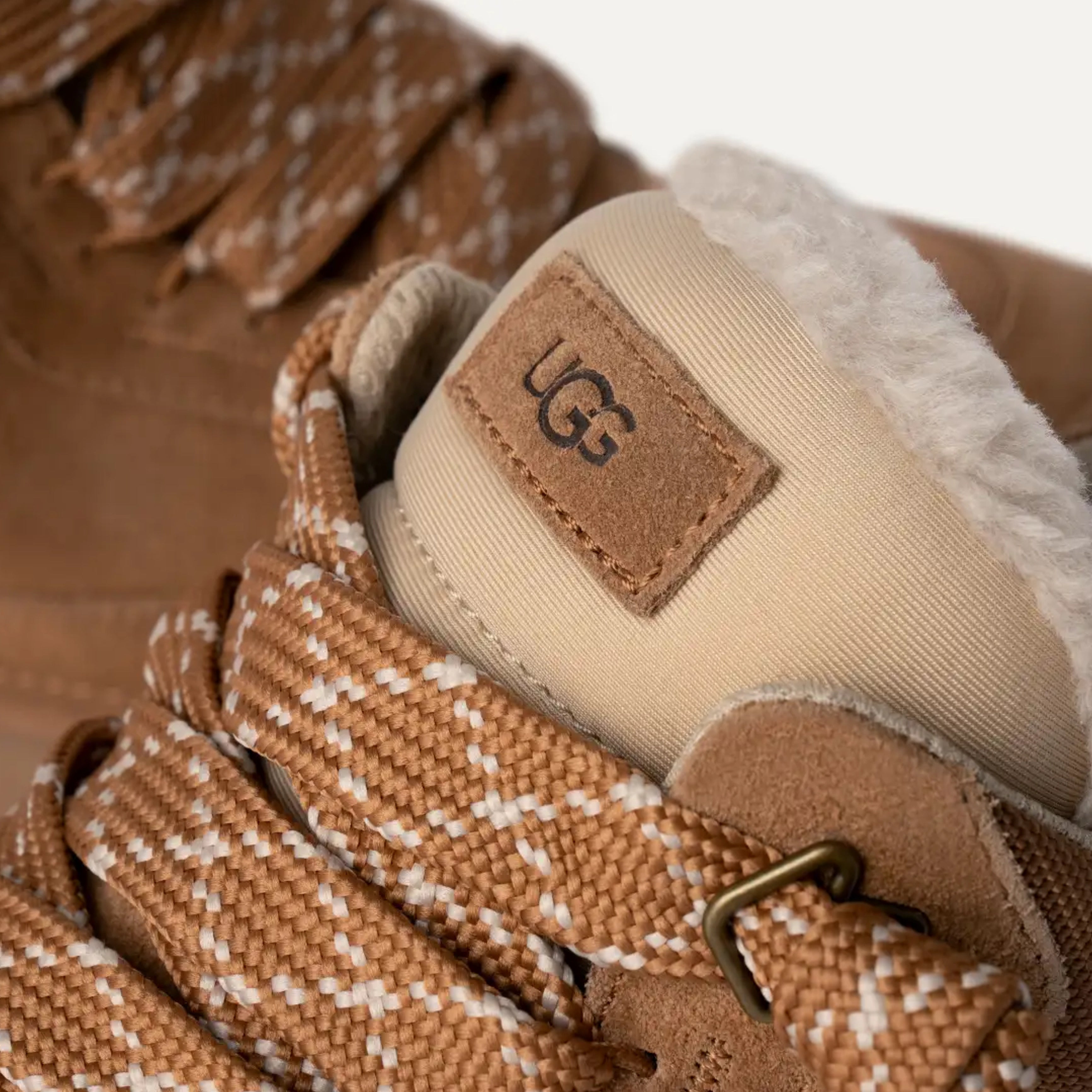 Дамски кецове Women’s sneakers UGG Lowmel 1144032CHE Brown logo view