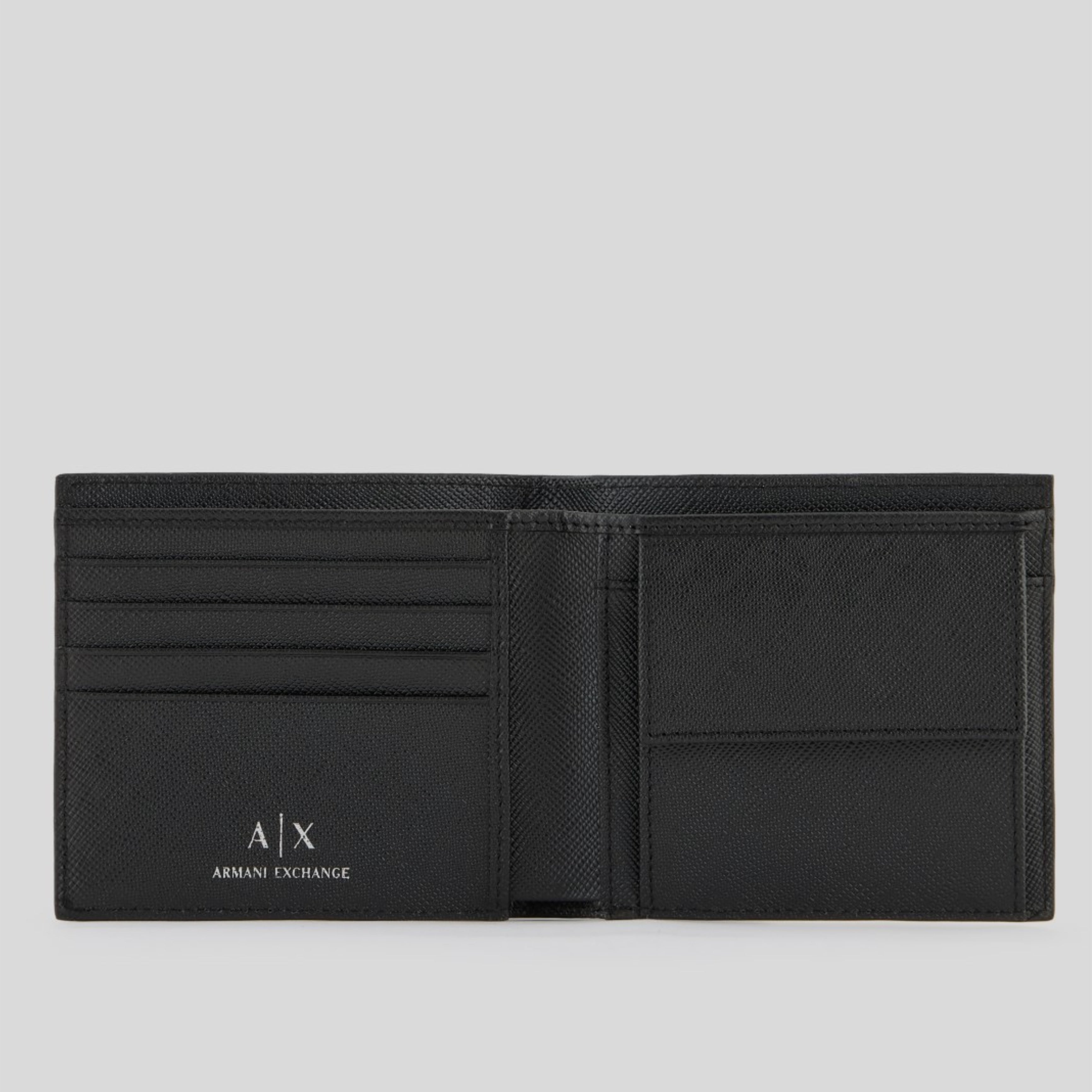 Мъжки портфейл Men’s wallet from 100% bovine leather Armani Exchange XM000167 AF12702 UC001 Black