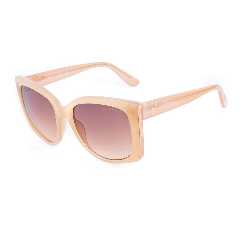 Guess Beige Resin Sunglasses