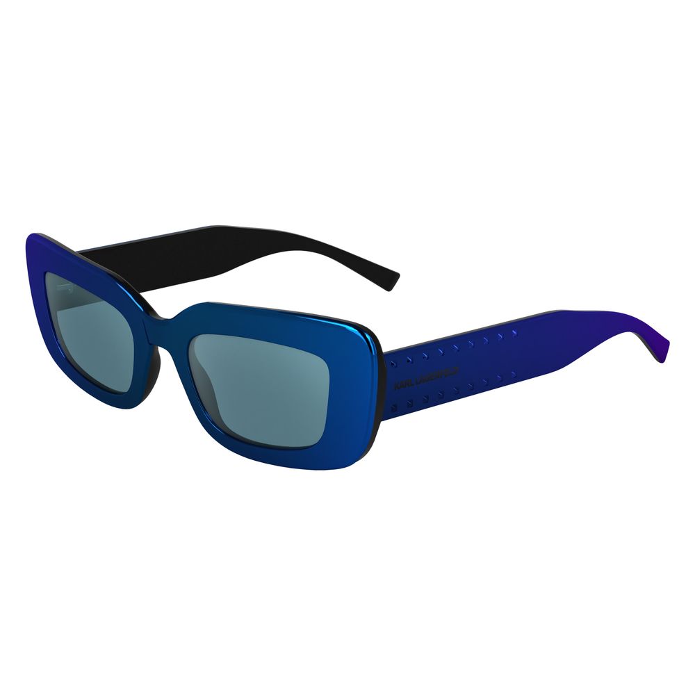Karl Lagerfeld Blue Injected Sunglasses
