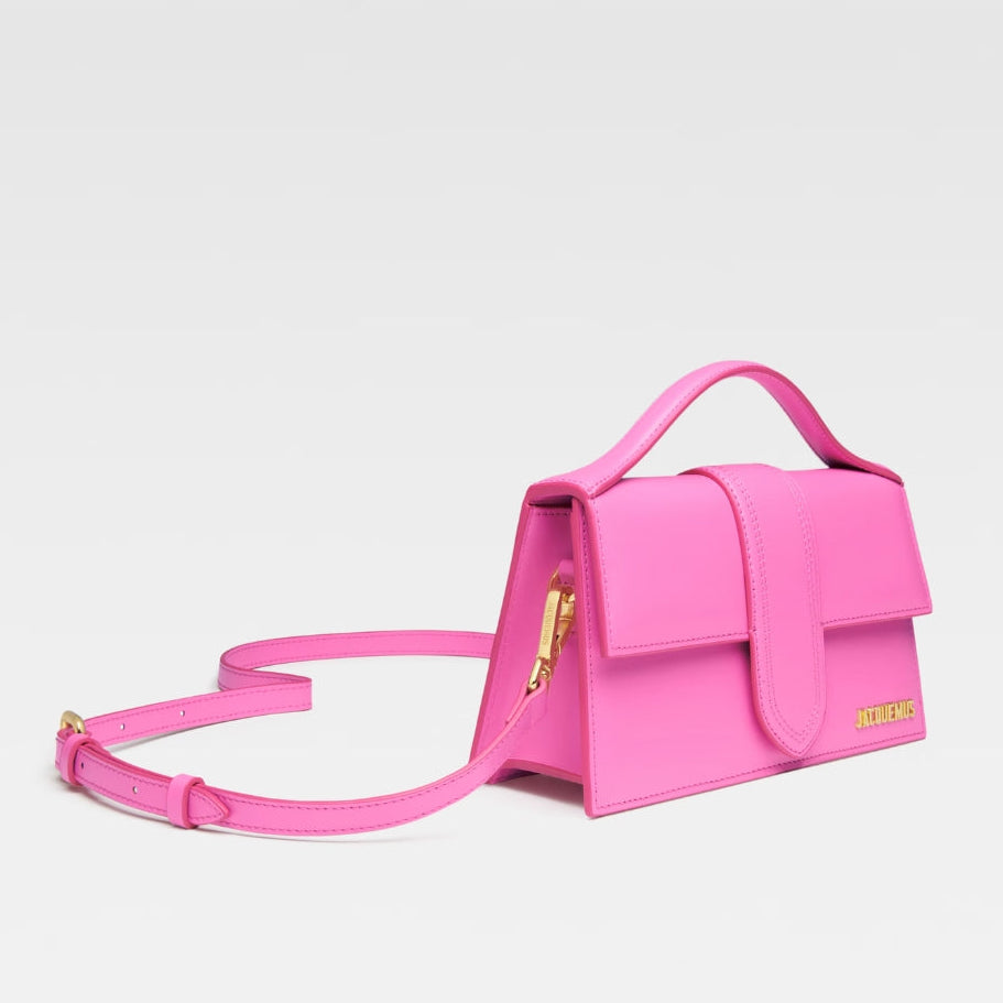 Дамска чанта JACQUEMUS Le Grand Bambino Handbag 231BA0073060-434 Pink angled view