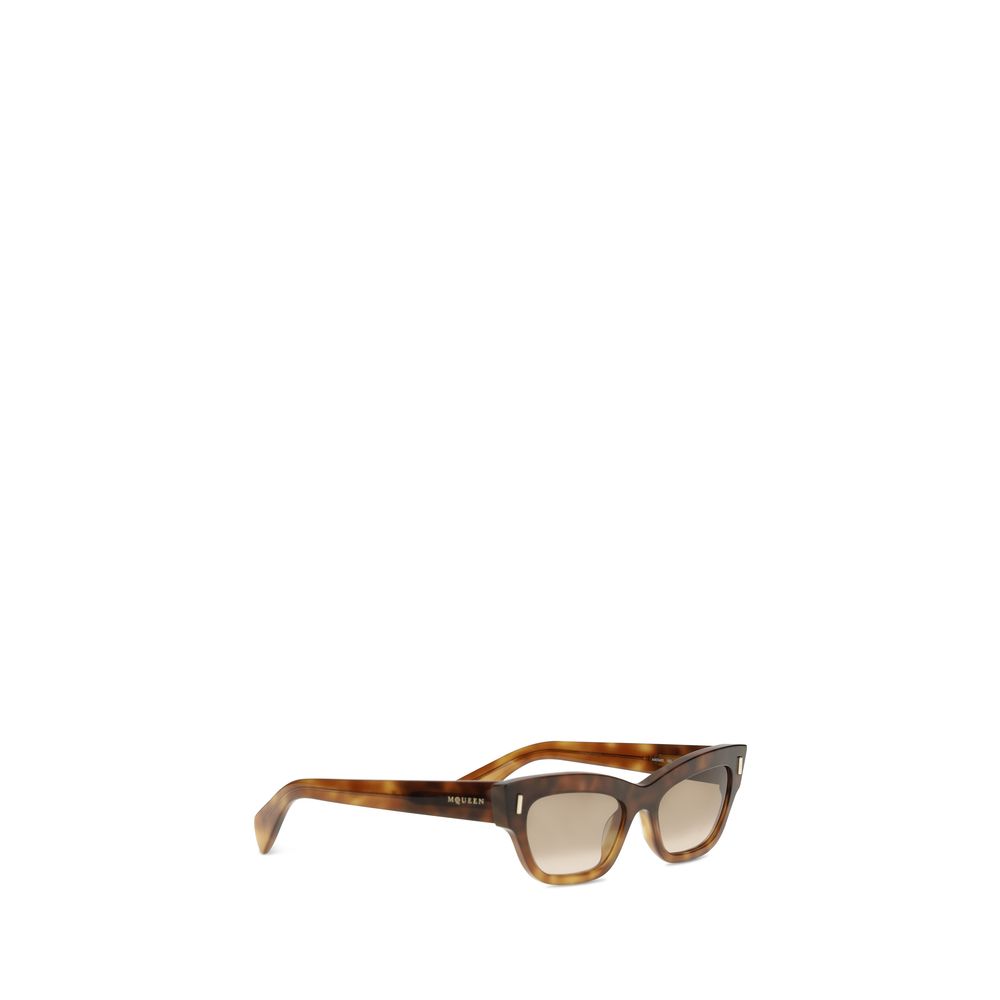 Alexander McQueen Brown Acetate Sunglasses