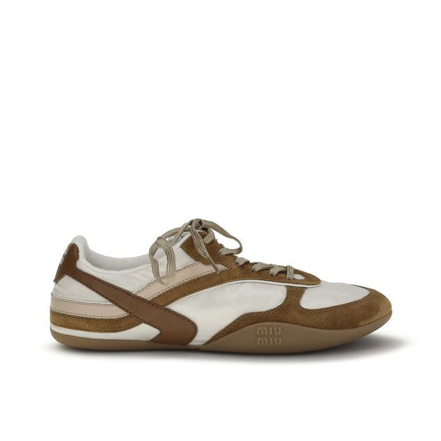 Miu Miu Gymnasium Sneakers 5E428EFA00571LF0TBK Lateral View