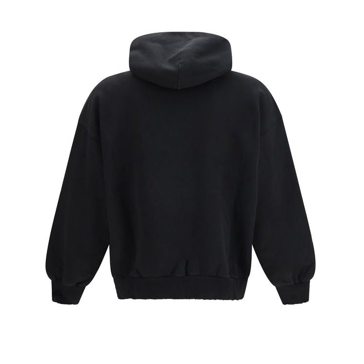Balenciaga Black Cotton Sweatshirt
