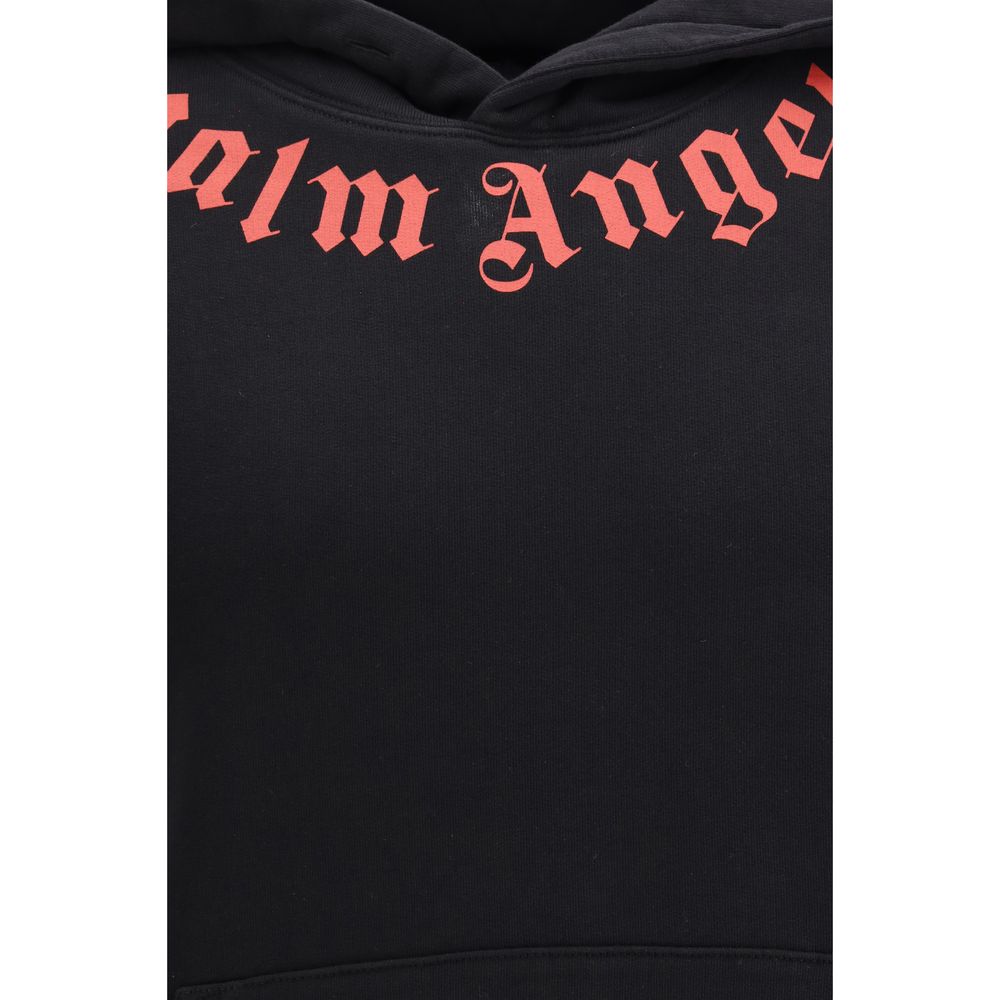 Palm Angels Black Cotton Sweatshirt