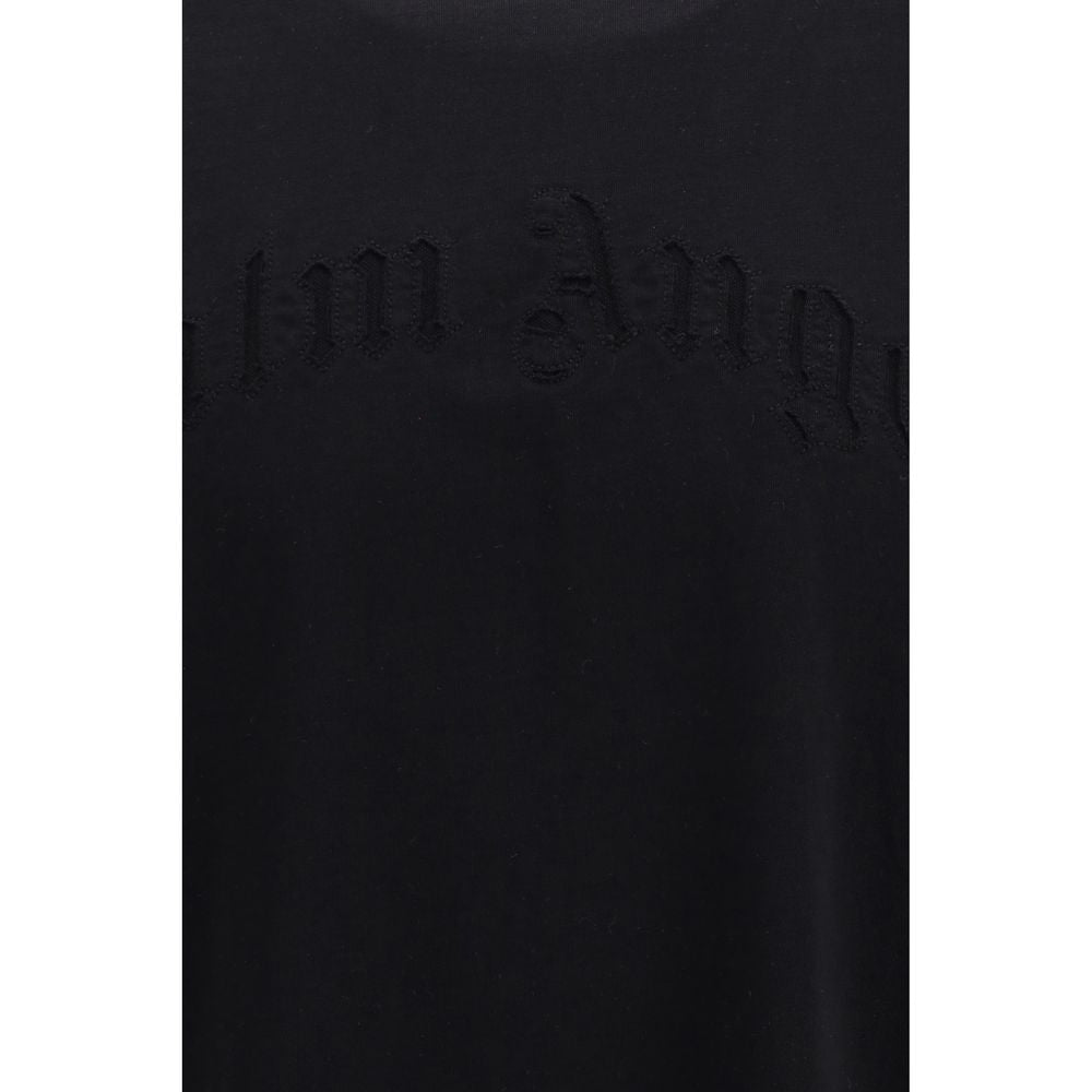 Palm Angels Black Cotton Sportswear T-shirt