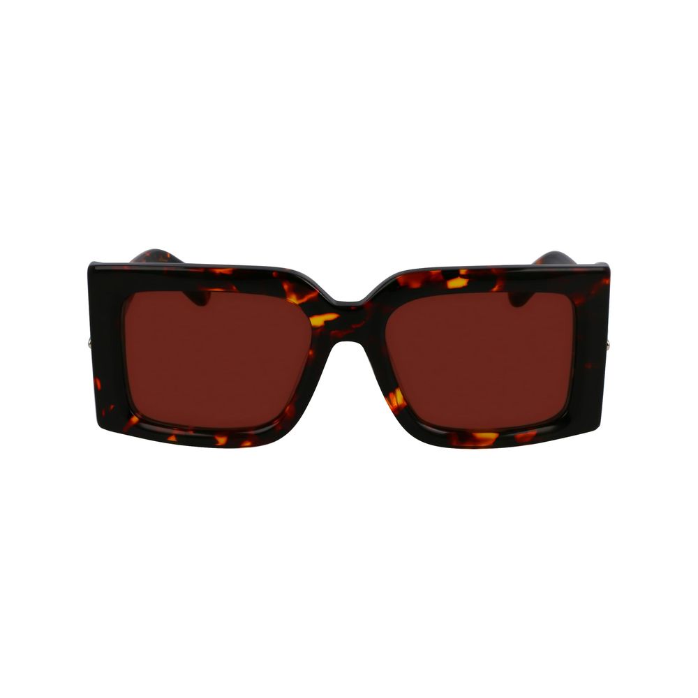 Ferragamo Brown Acetate Sunglasses