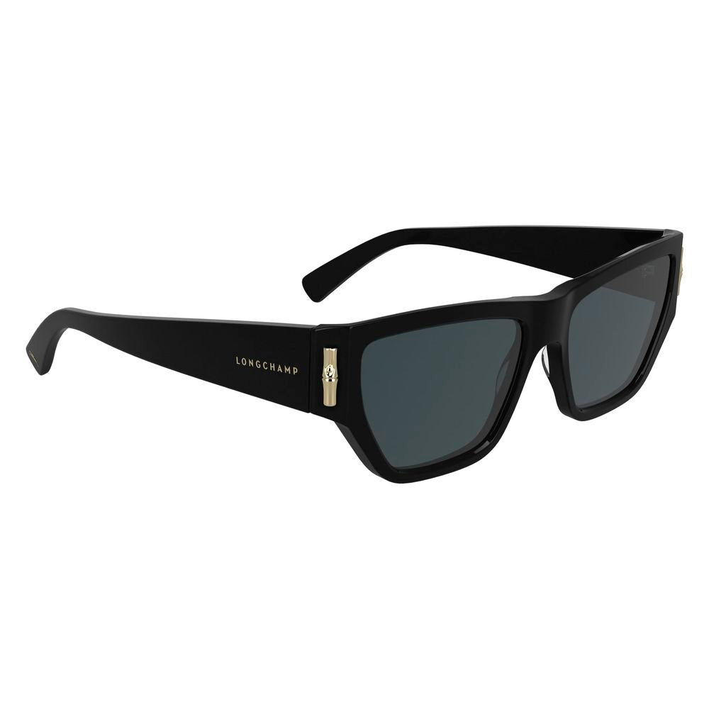Longchamp Black Acetate Sunglasses