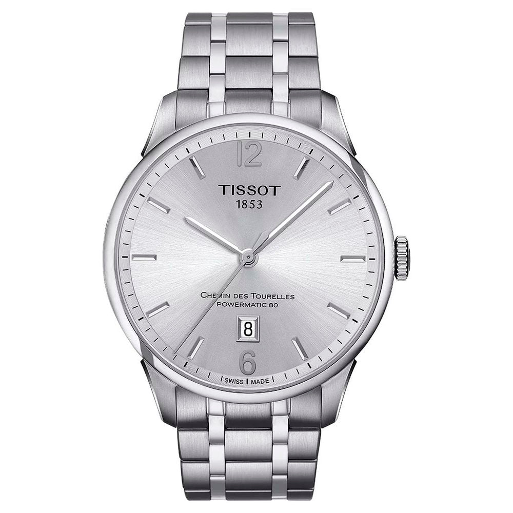 Tissot Gray Stainless Steel Dress Watch