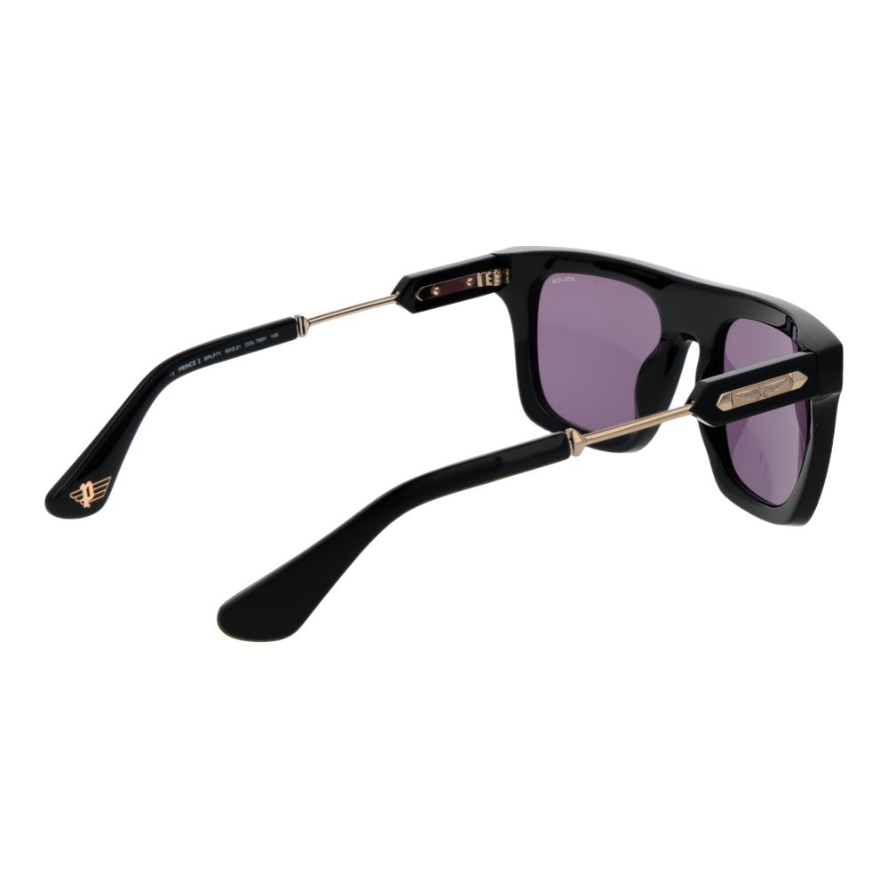 Police Black Cellulose Acetate Sunglasses