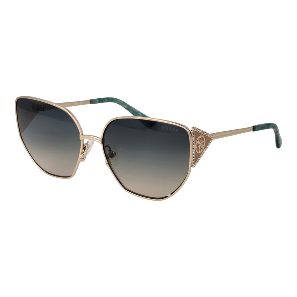 Guess Gold Metal Sunglasses