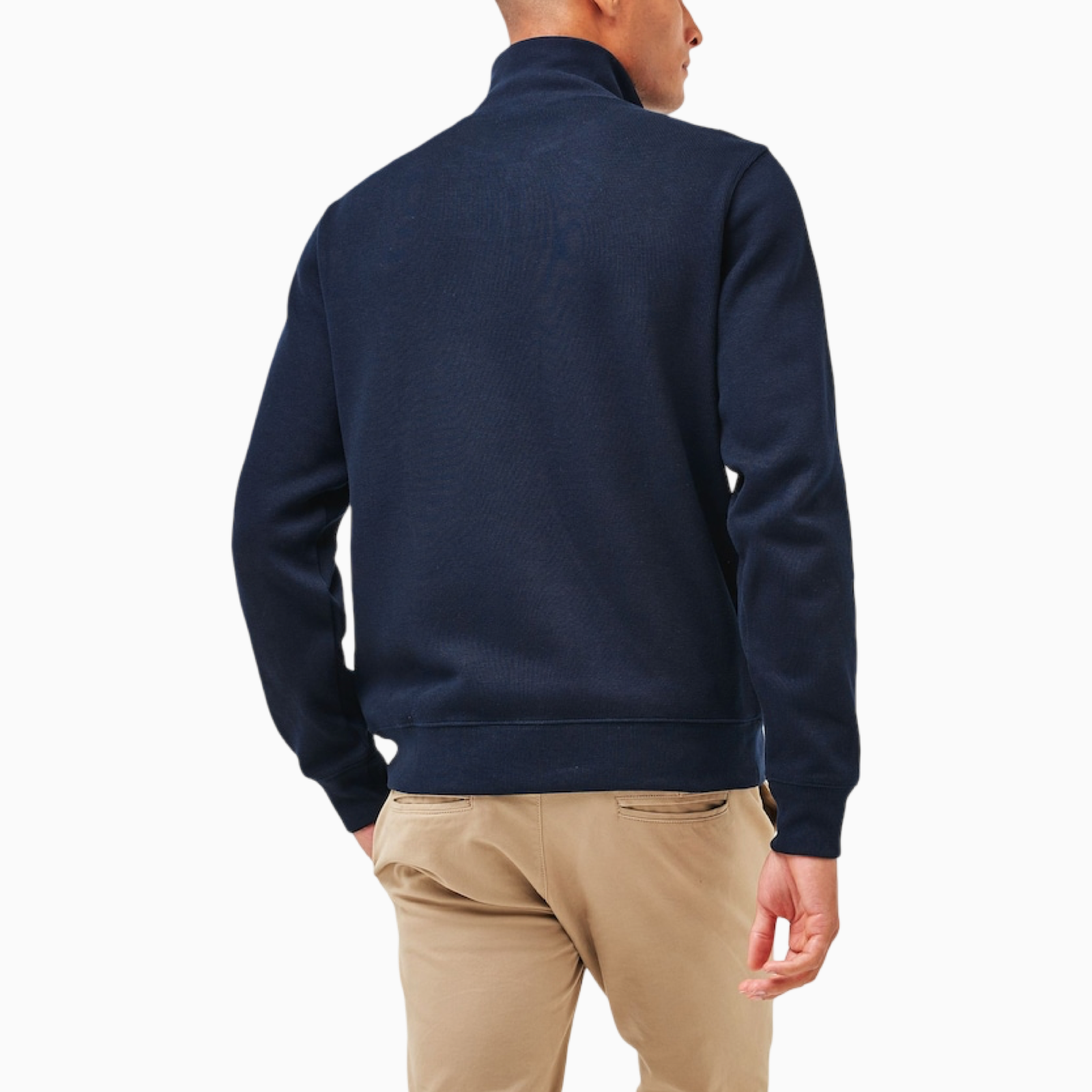 Мъжки синя жилетка Lacoste Men Cardigan SH1927-00 Back View