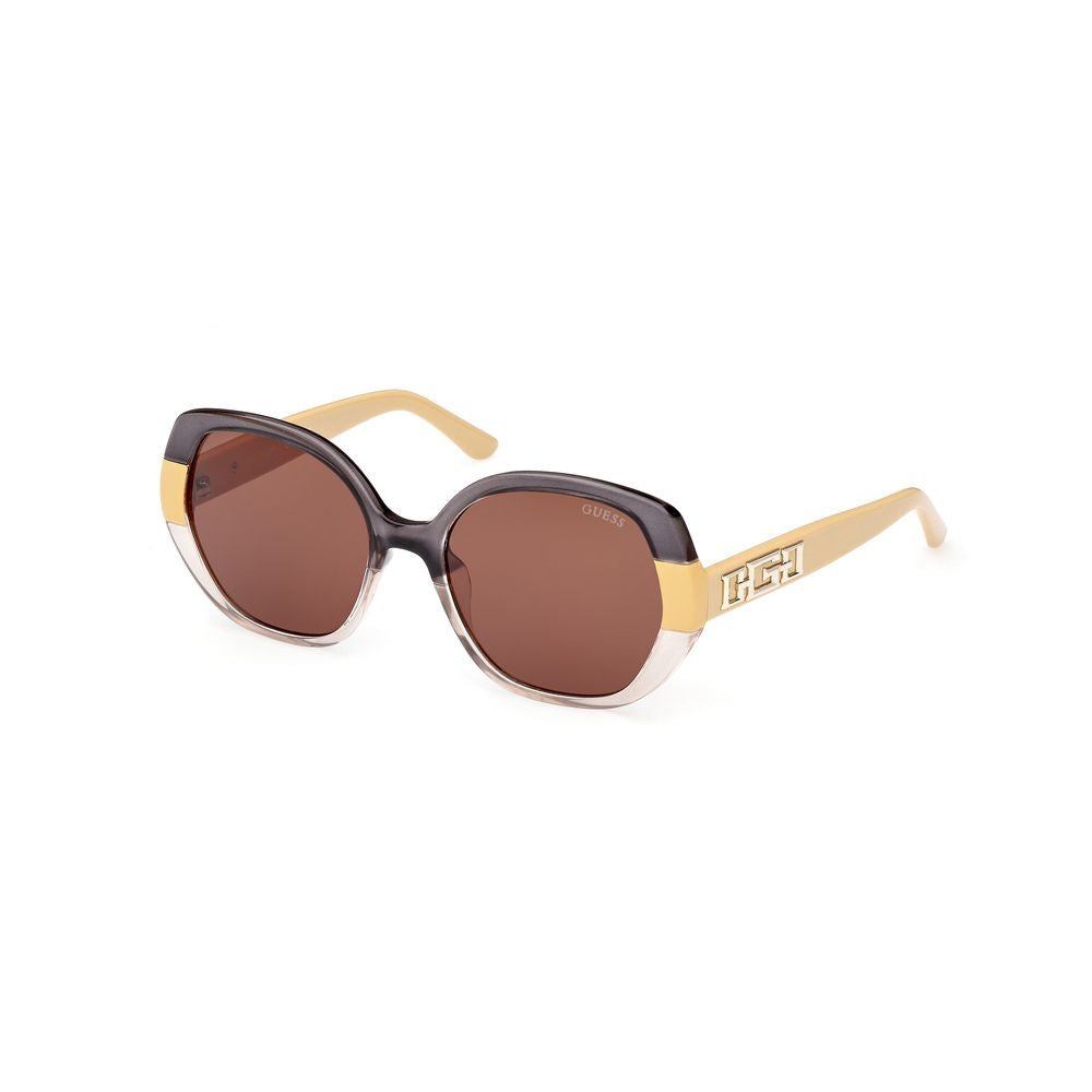 Guess Yellow Resin Sunglasses
