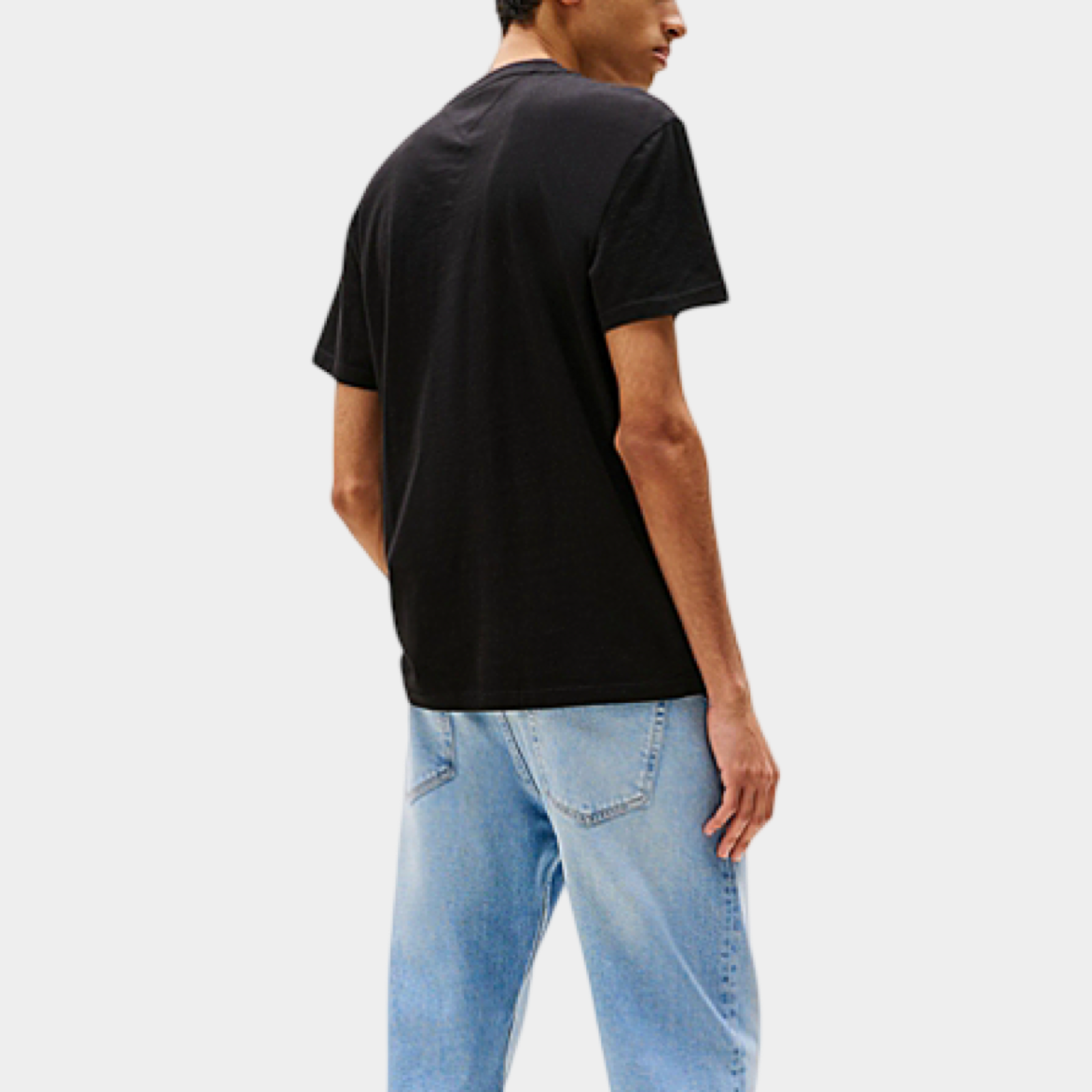 Мъжка тениска Men’s t-shirt Tommy Hilfiger Jeans DM0DM21940BDS Black Back view