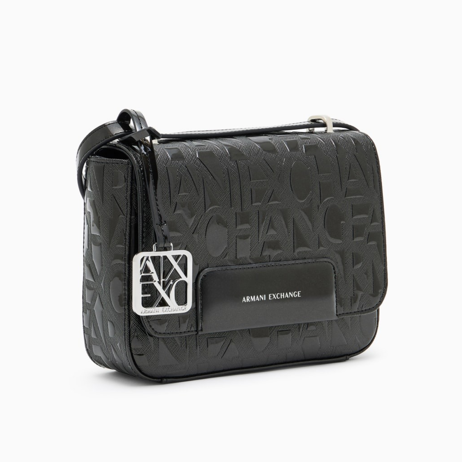 Мъжка черна чанта Armani Exchange Women Crossbody Bag XW001577 AF15774 Side View