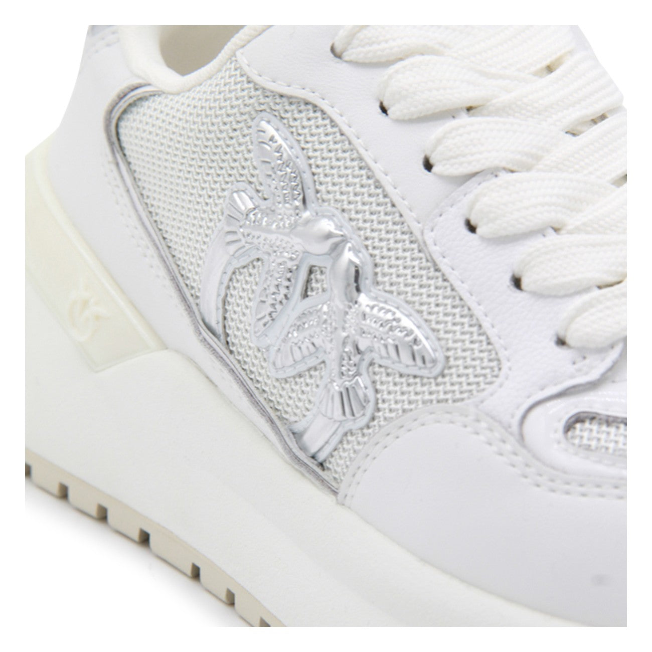 Дамски маратонки Women’s sneakers PINKO SS0055 P104Z1B Mesh white detail view