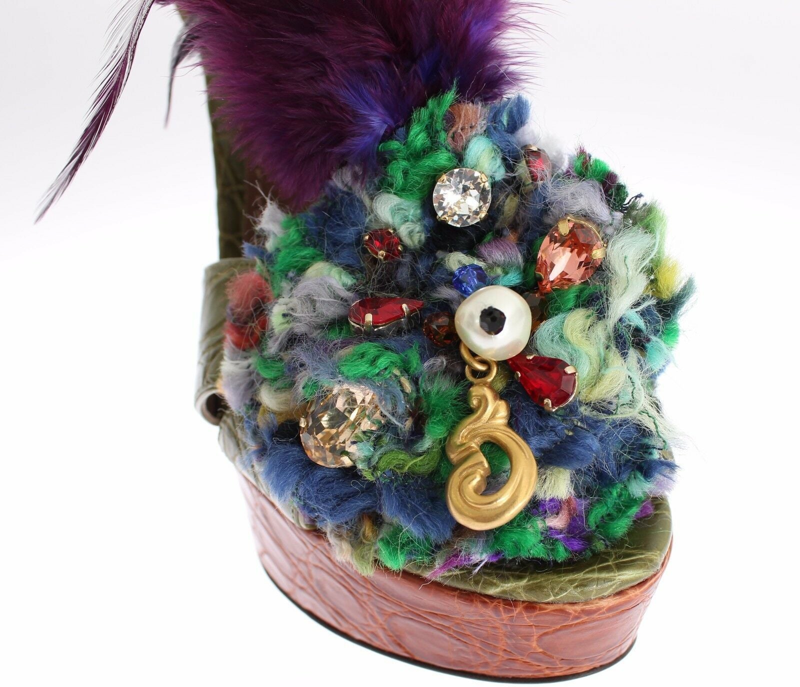 Сандали Dolce & Gabbana Crystal Enchanted Ankle Strap