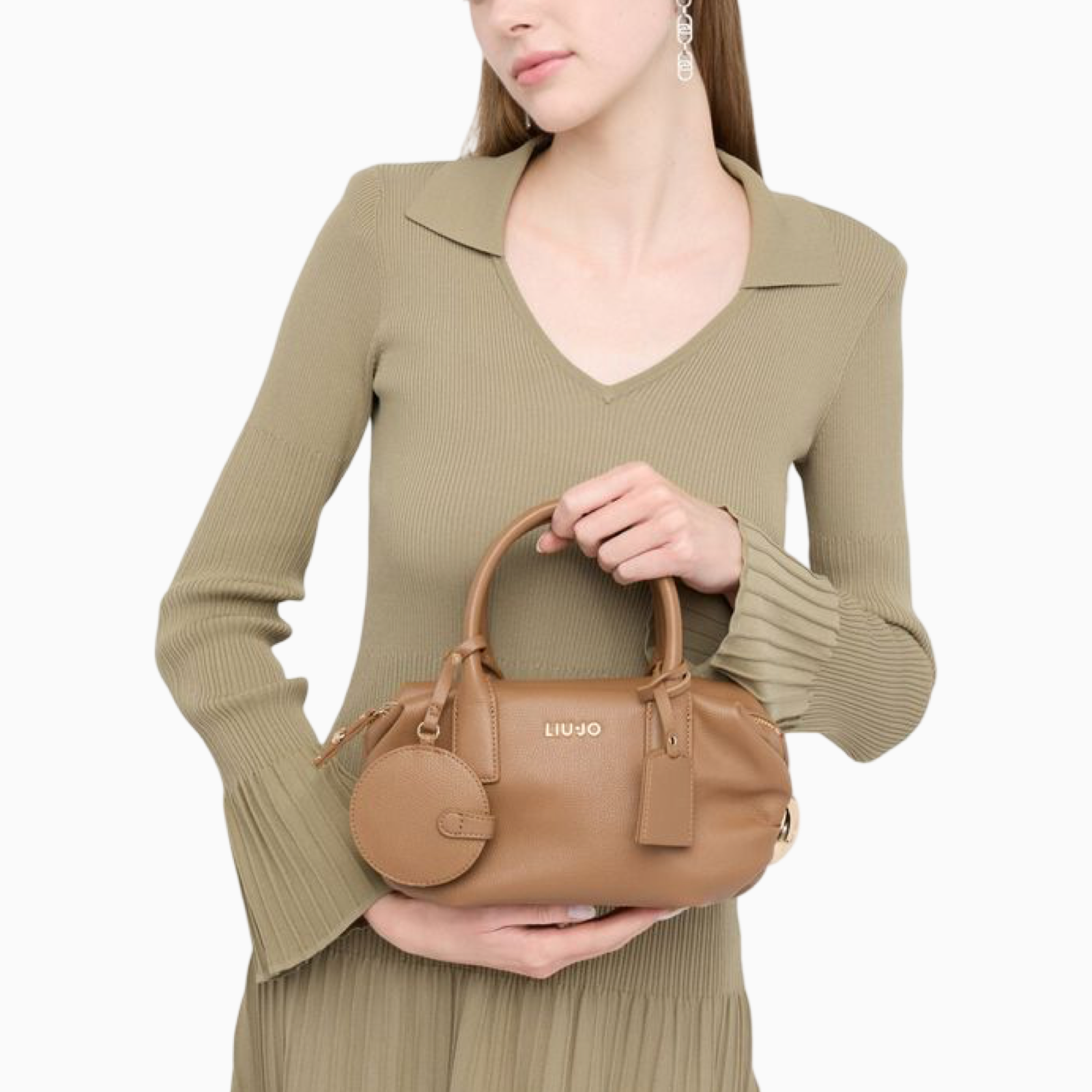 Дамска кафява чанта Liu Jo Women Handbag AF5028 E0058 Model View