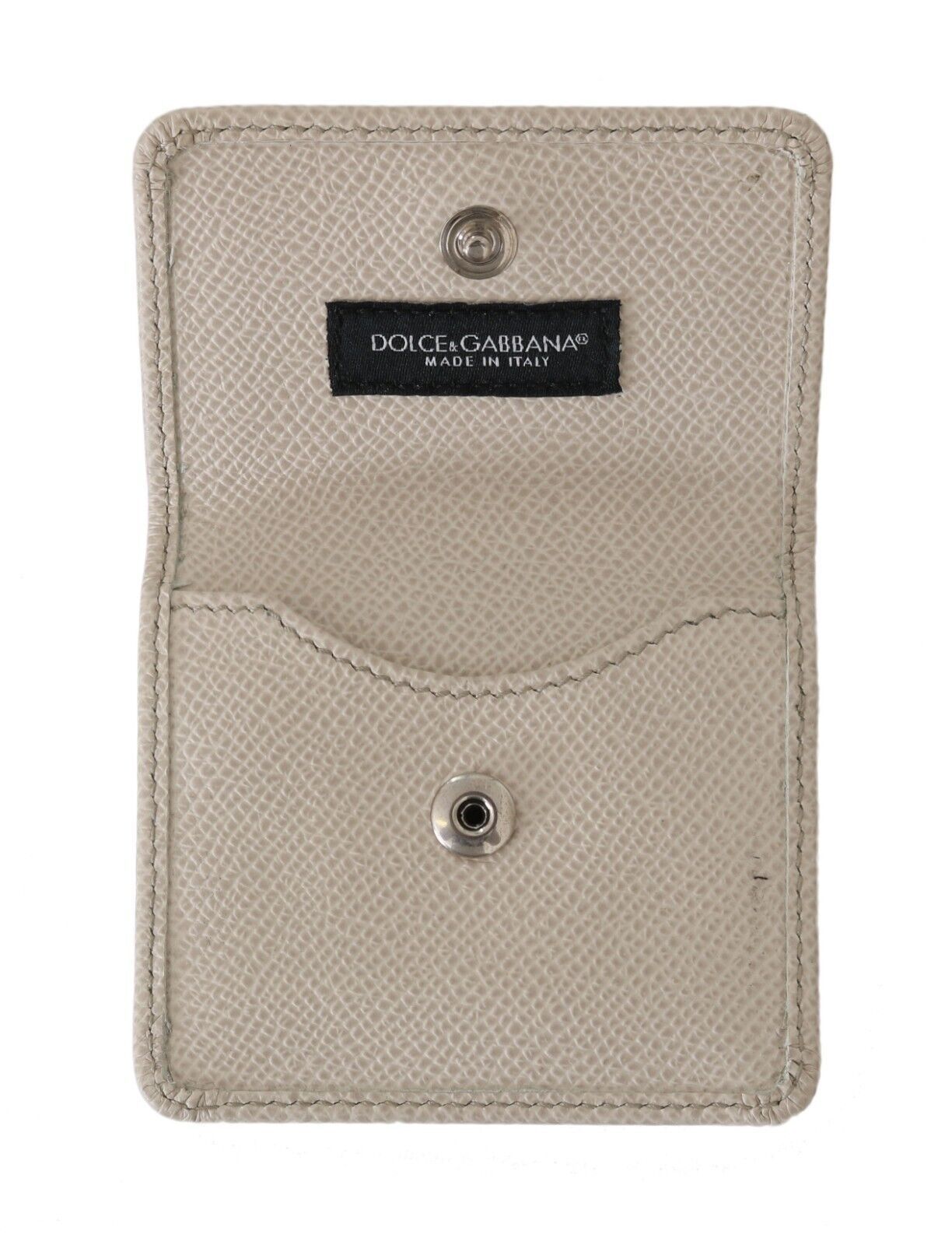 Портфейл Dolce & Gabbana Chic бял кожен презерватив