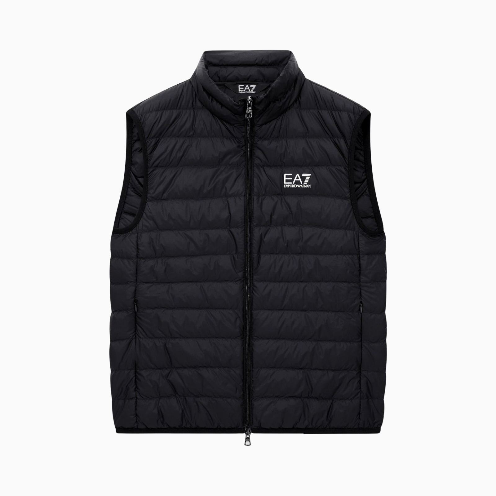 Мъжки черен елек EA7 Emporio Armani Men Gilet 8NPQ06 PNGPZ Front View