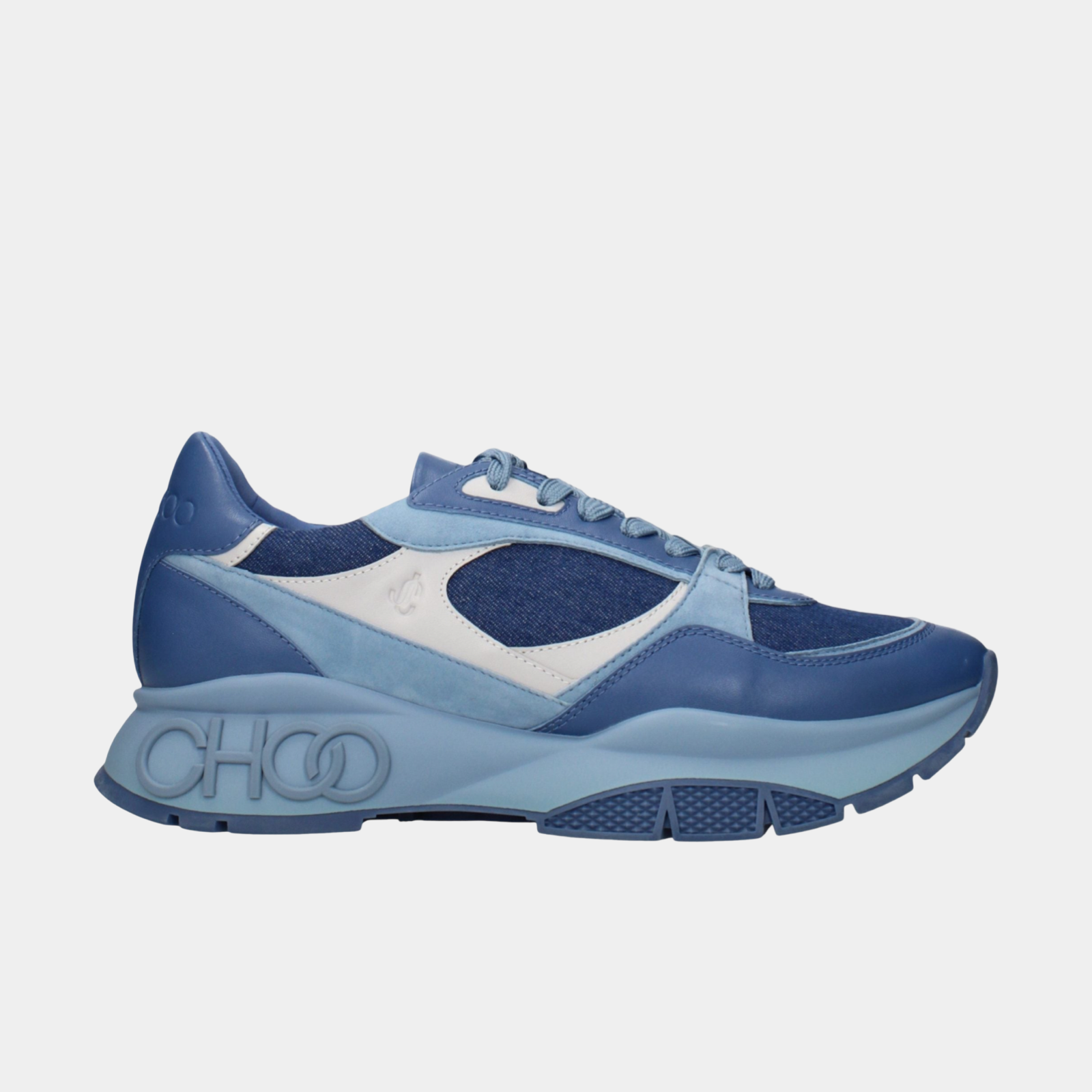 Jimmy Choo Landon Men Sneakers LANDONMODNSDENIMMIX Medial View