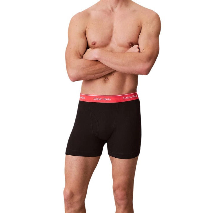 Мъжки боксерки Calvin Klein Men 3-pack Boxers 000NB4003A 3RX Front View