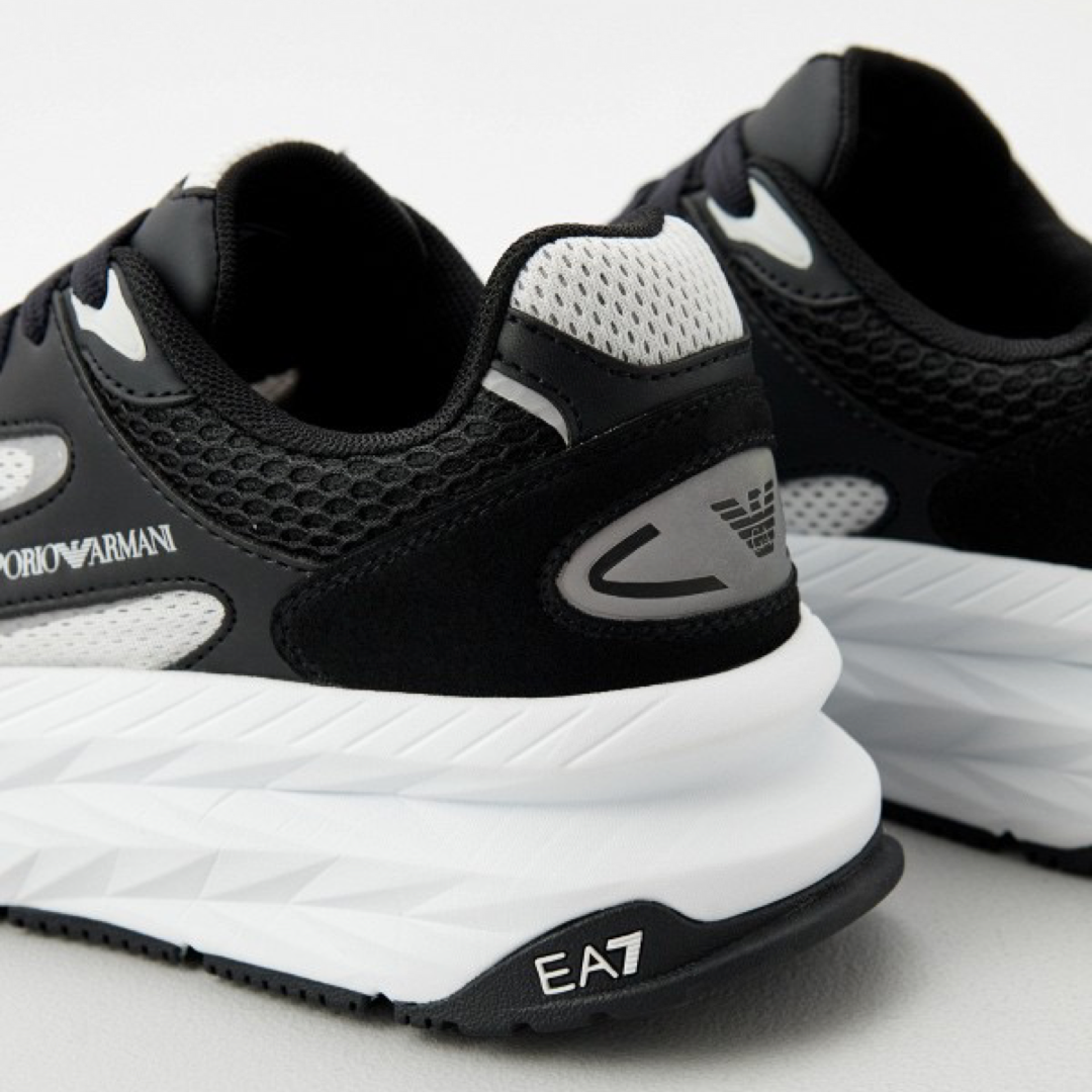 Мъжки маратонки Men’s sneakers EA7 Emporio Armani Crusher Sonic Mix X8X178 XK382 N763 Black/Silver