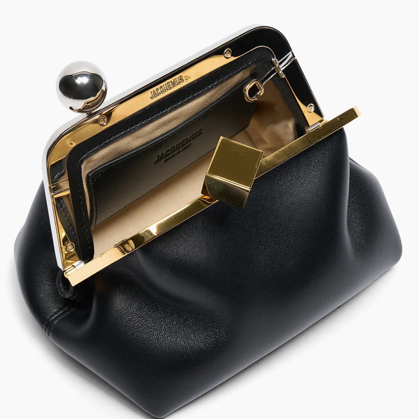Jacquemus Le Berlingot Clutch Bag BAW00451AC27L14990 Inside View
