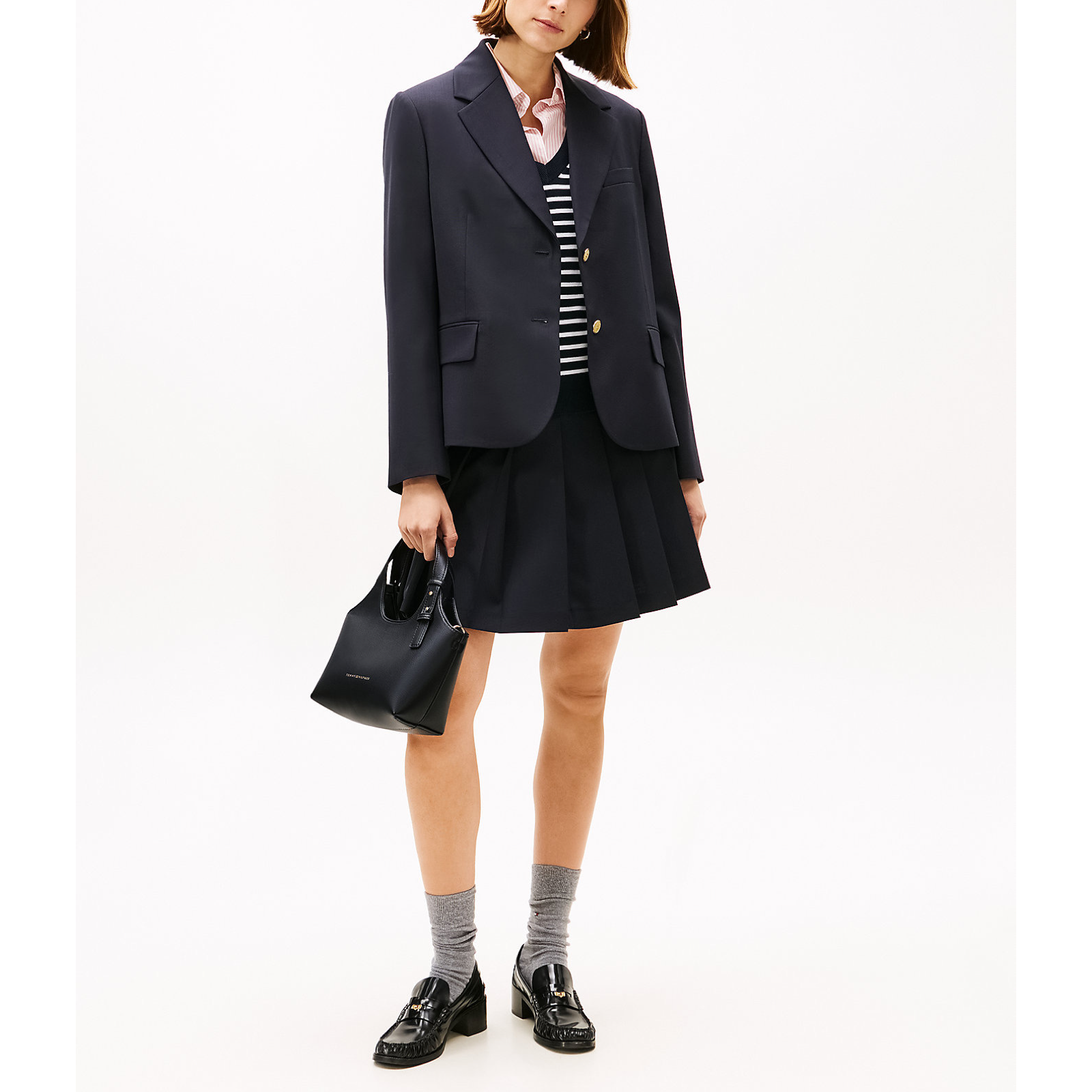 Дамска чанта Tommy Hilfiger Women Mini Tote Bag AW0AW18281 BDS Hand View