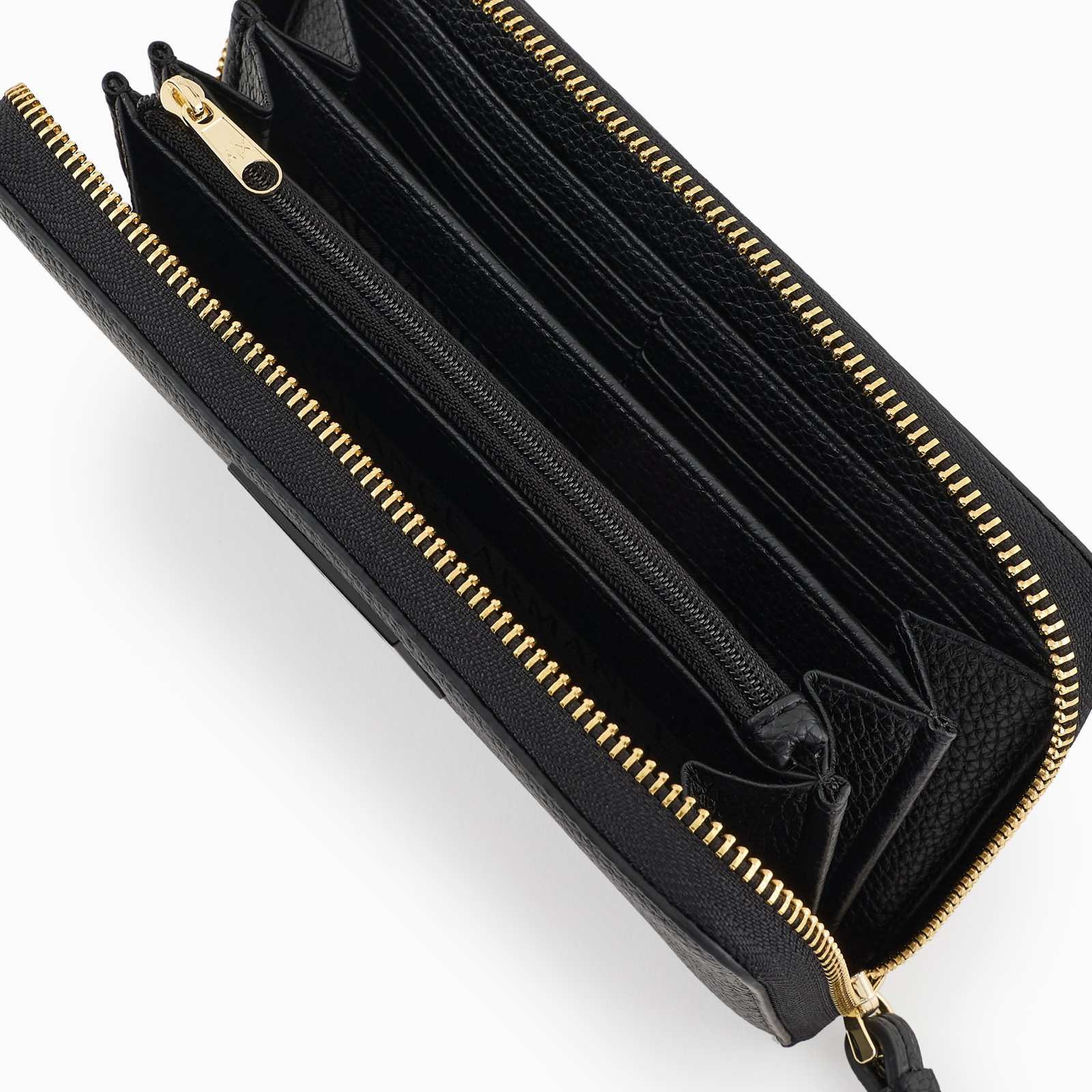 Дамско черно портмоне Armani Exchange Women Wallet XW000361 AF11902 UC001 Inside View