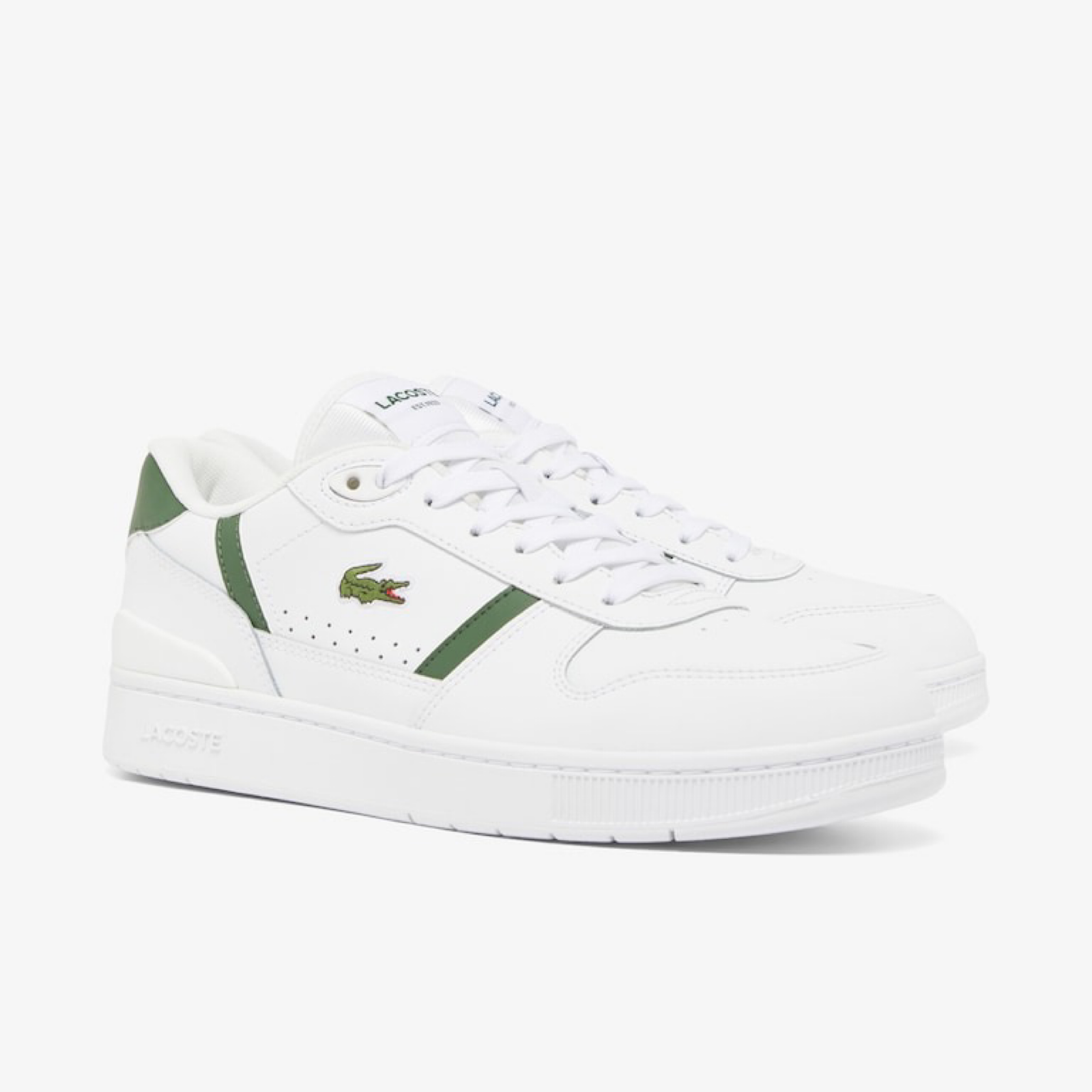 Мъжки бели кецове Lacoste Men Sneakers 48SMA0031 Lateral View