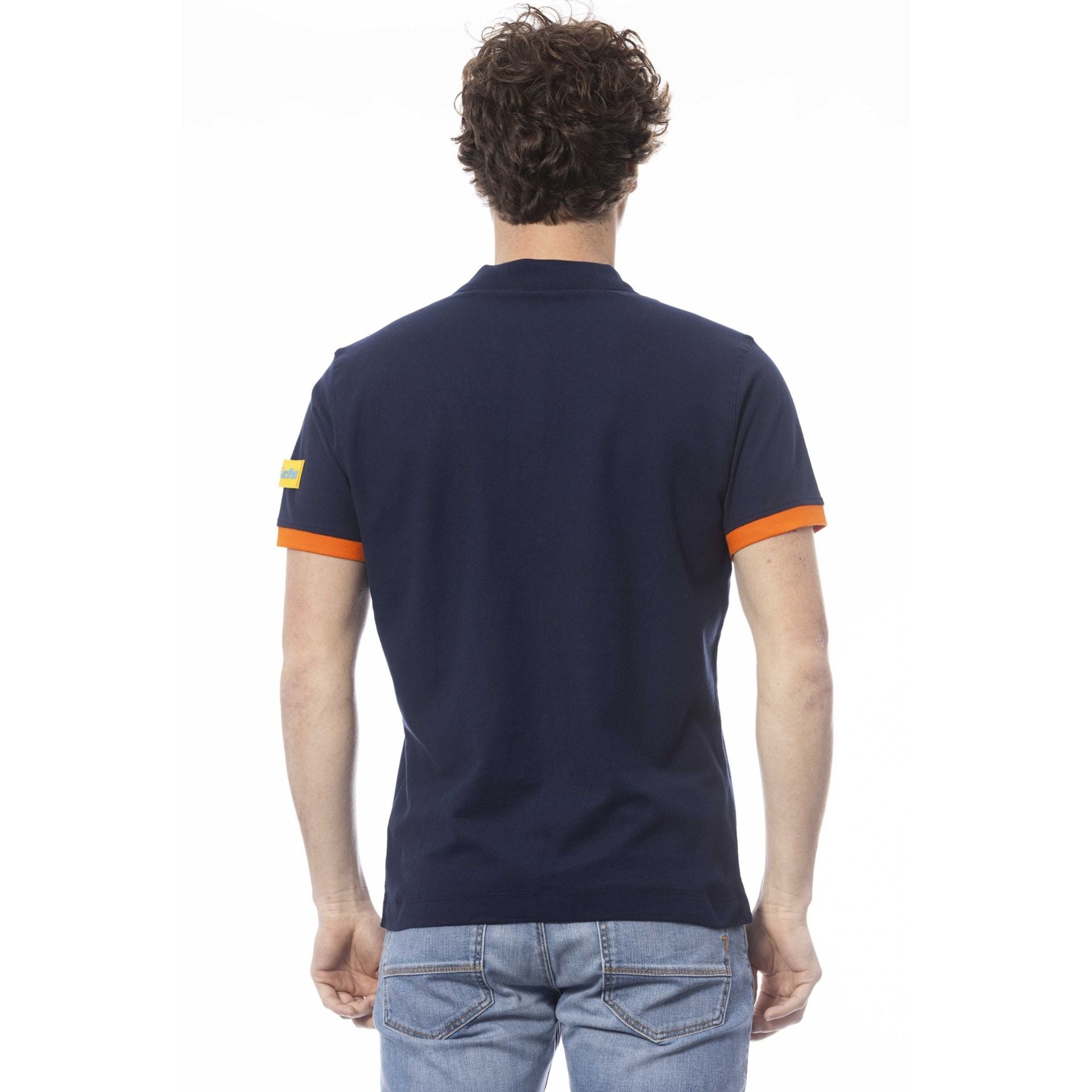Мъжка поло тениска в тъмно синьо Men’s polo shirt Invicta in Dark blue 4452284U 730BLUSCURO Back view