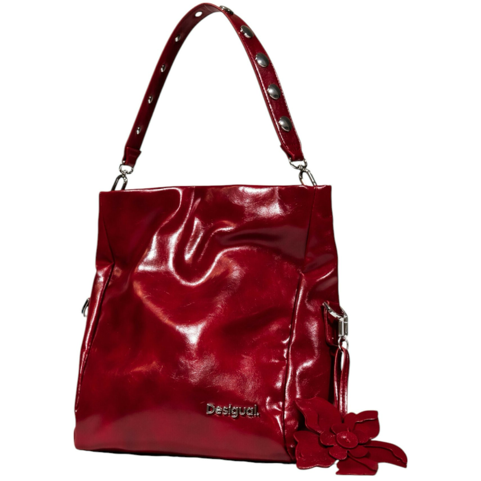 Дамска червена чанта Desigual Women Bag 25WAXPCA Side View