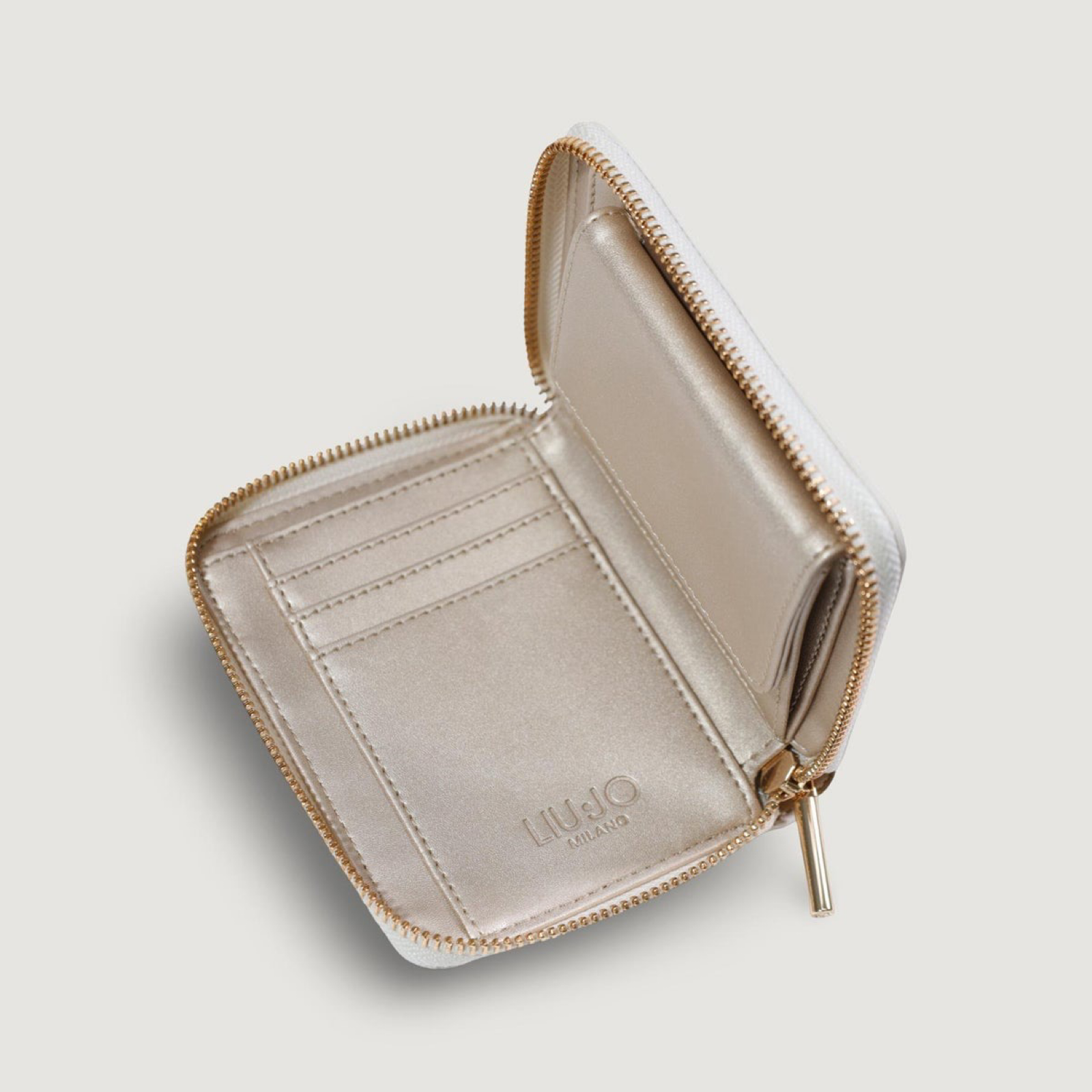 Дамско бяло портмоне Liu Jo Women Wallet AA6156 E1012 X0459 Inside View