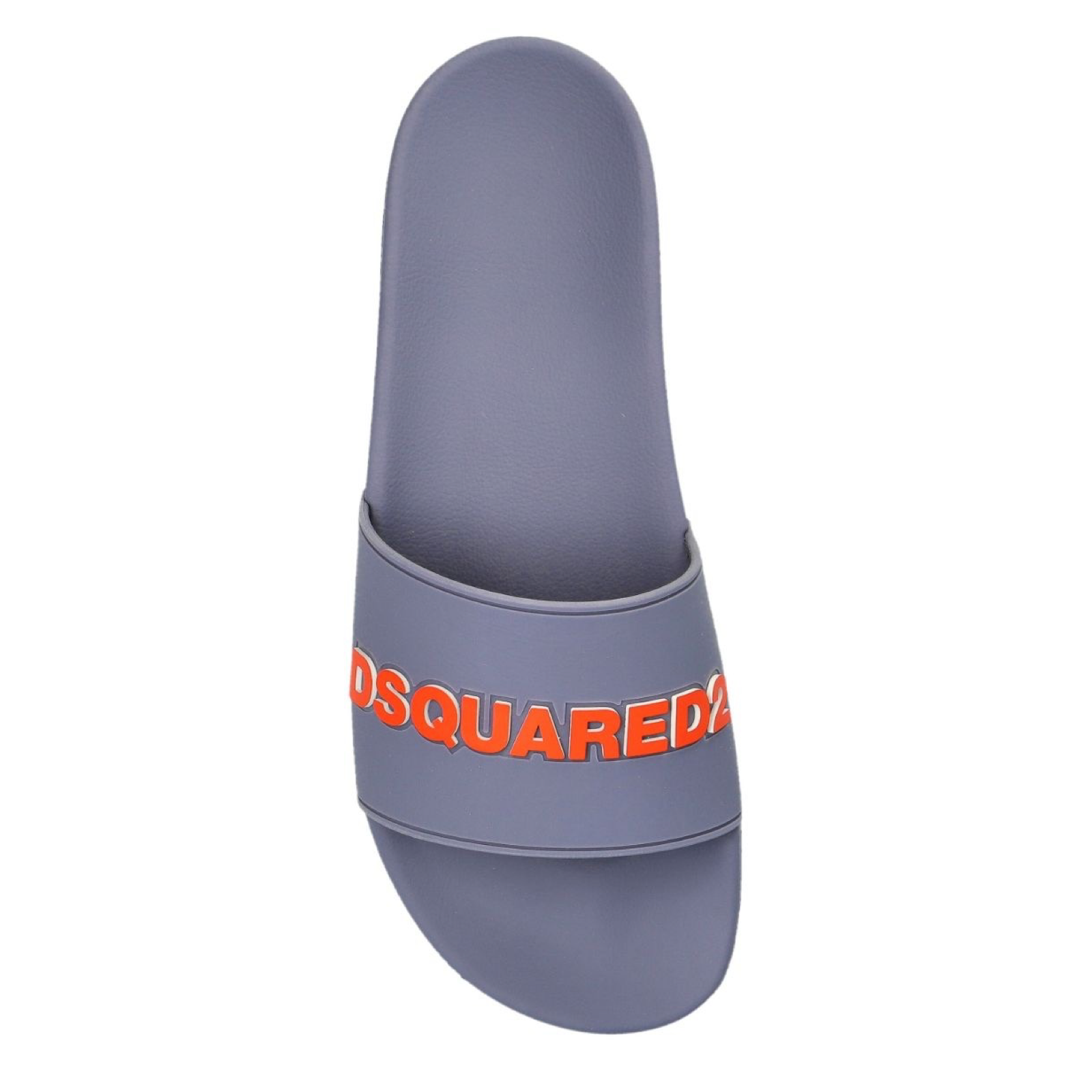 Мъжки сиви чехли Dsquared2 Men Slippers FFM0023 Top View