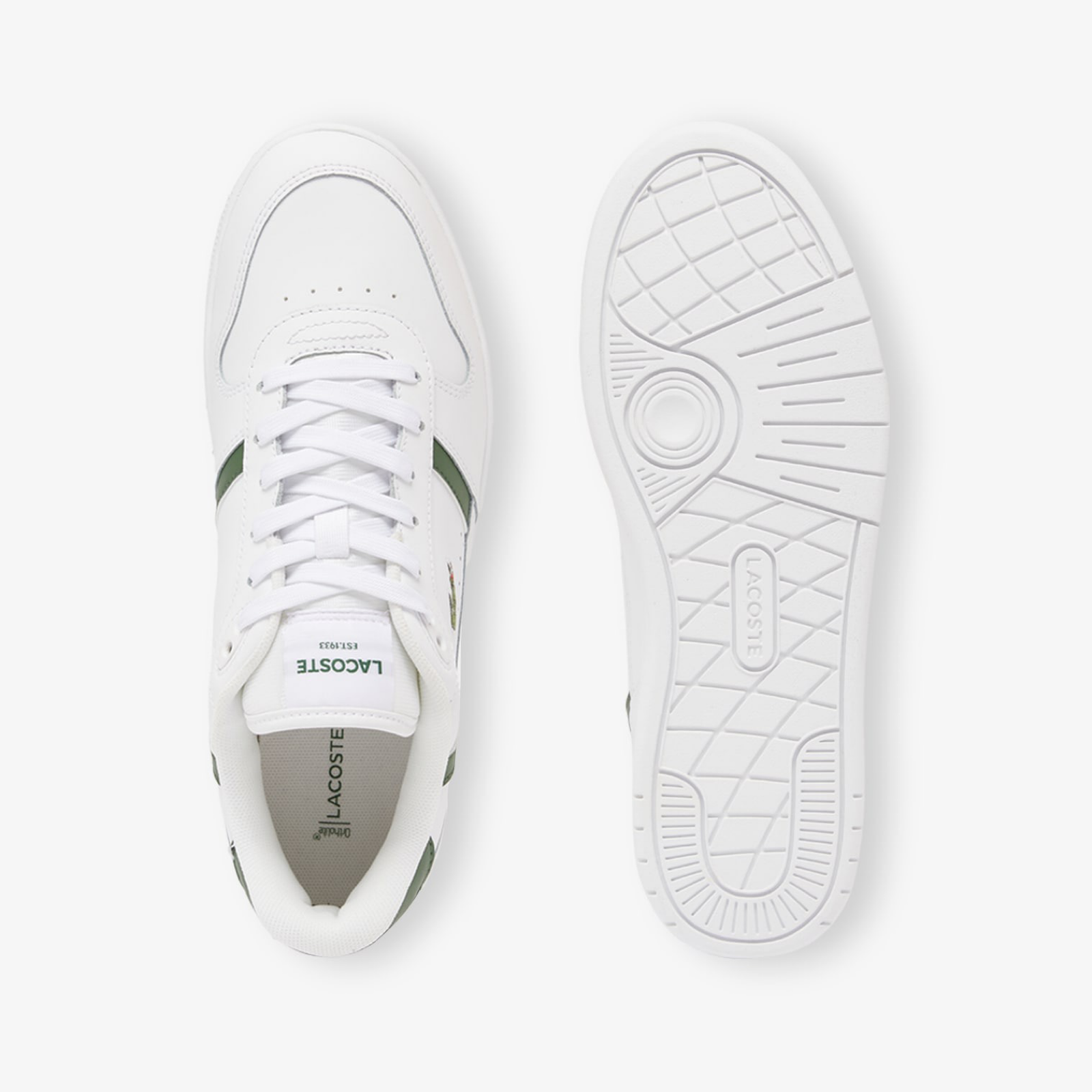 Мъжки бели кецове Lacoste Men Sneakers 48SMA0031 Top View